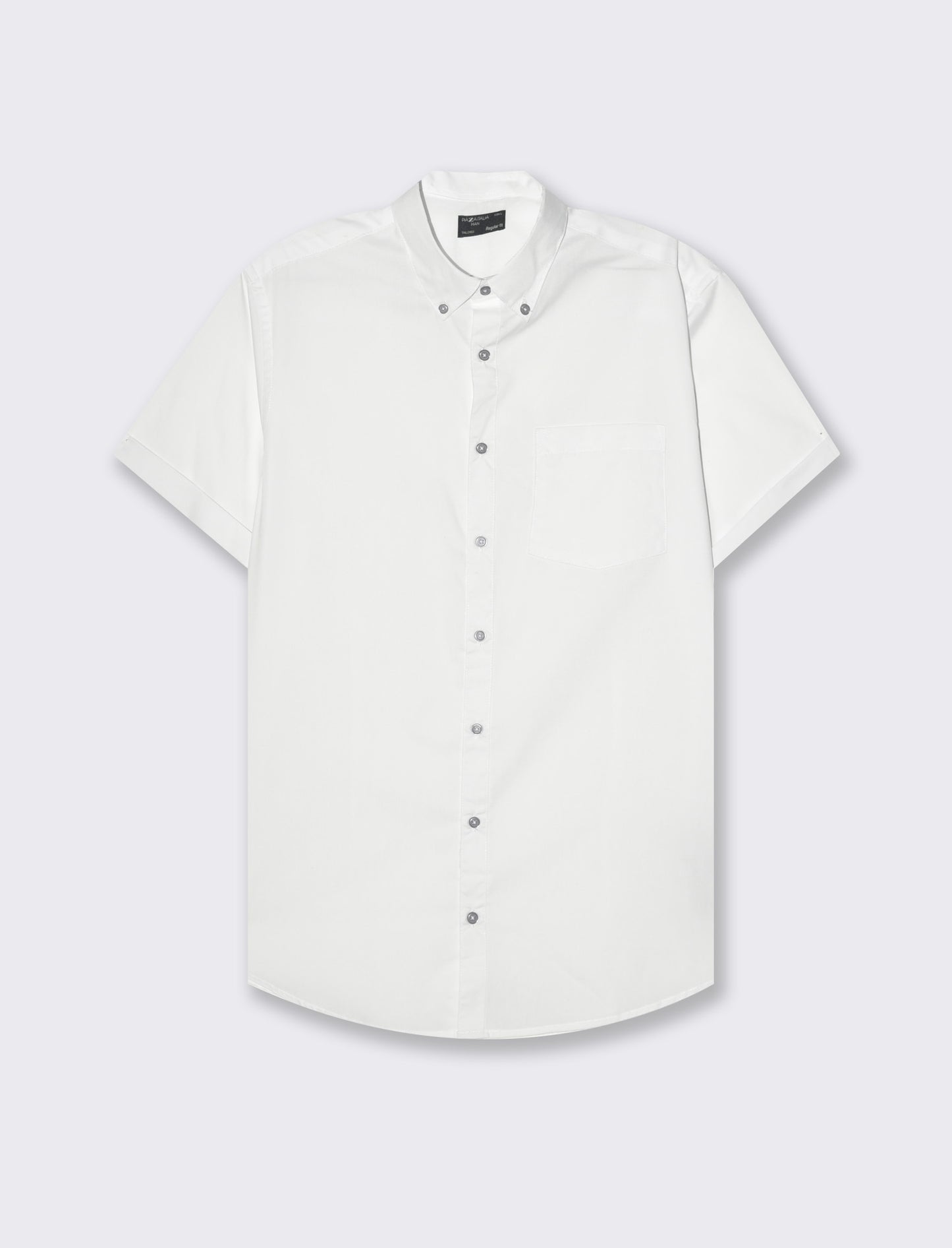 Camicia basic regular fit easy iron da uomo - Bianco