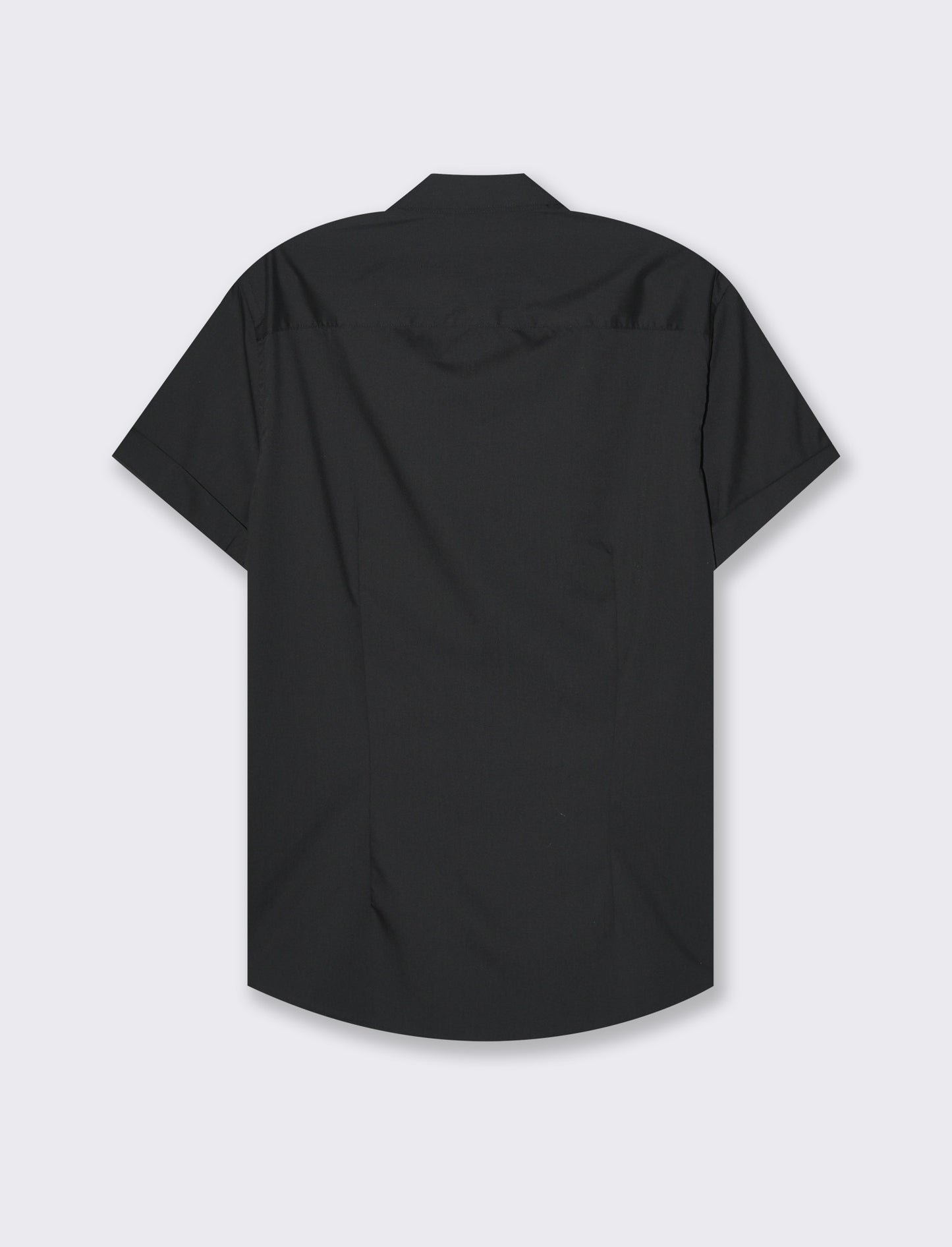 Camicia basic regular fit easy iron da uomo - Nero