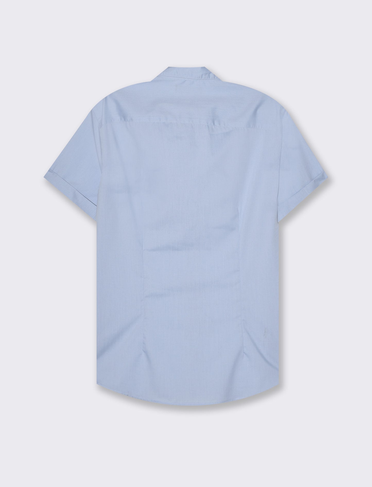 Man's basic regular fit easy iron shirt - Sky blue