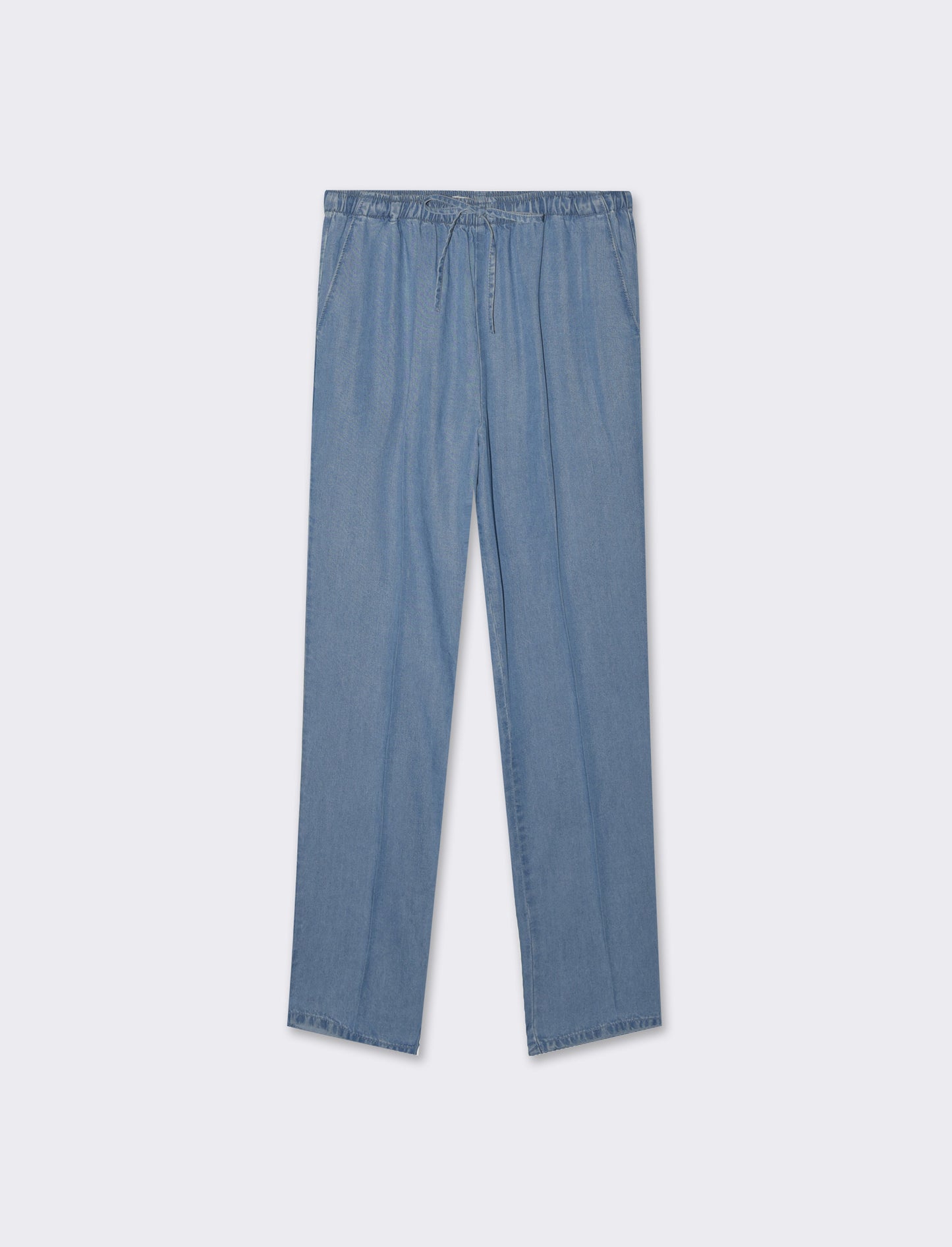Woman's drawstring pants for comfort and style - Blue