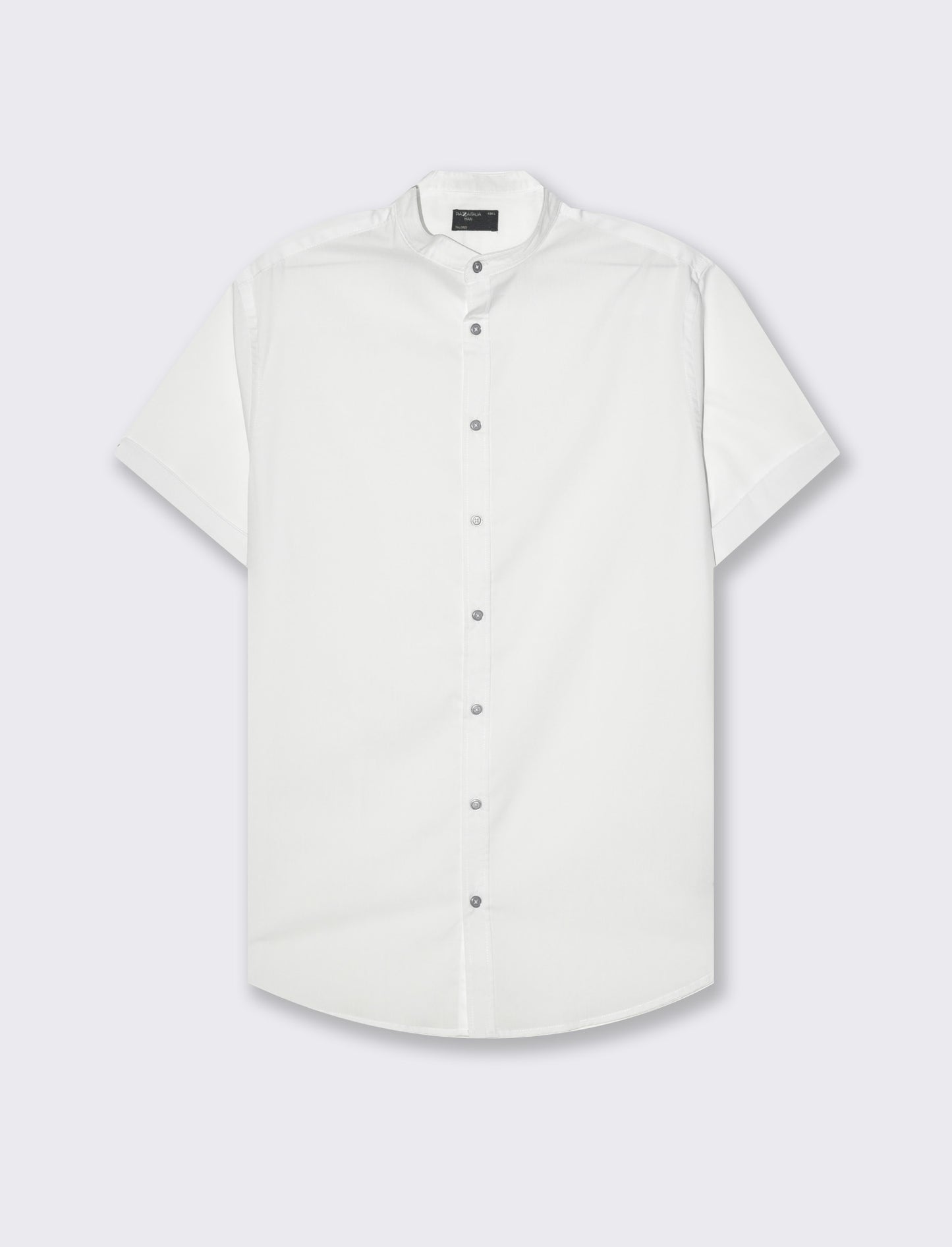 Man's basic regular fit easy iron shirt - White