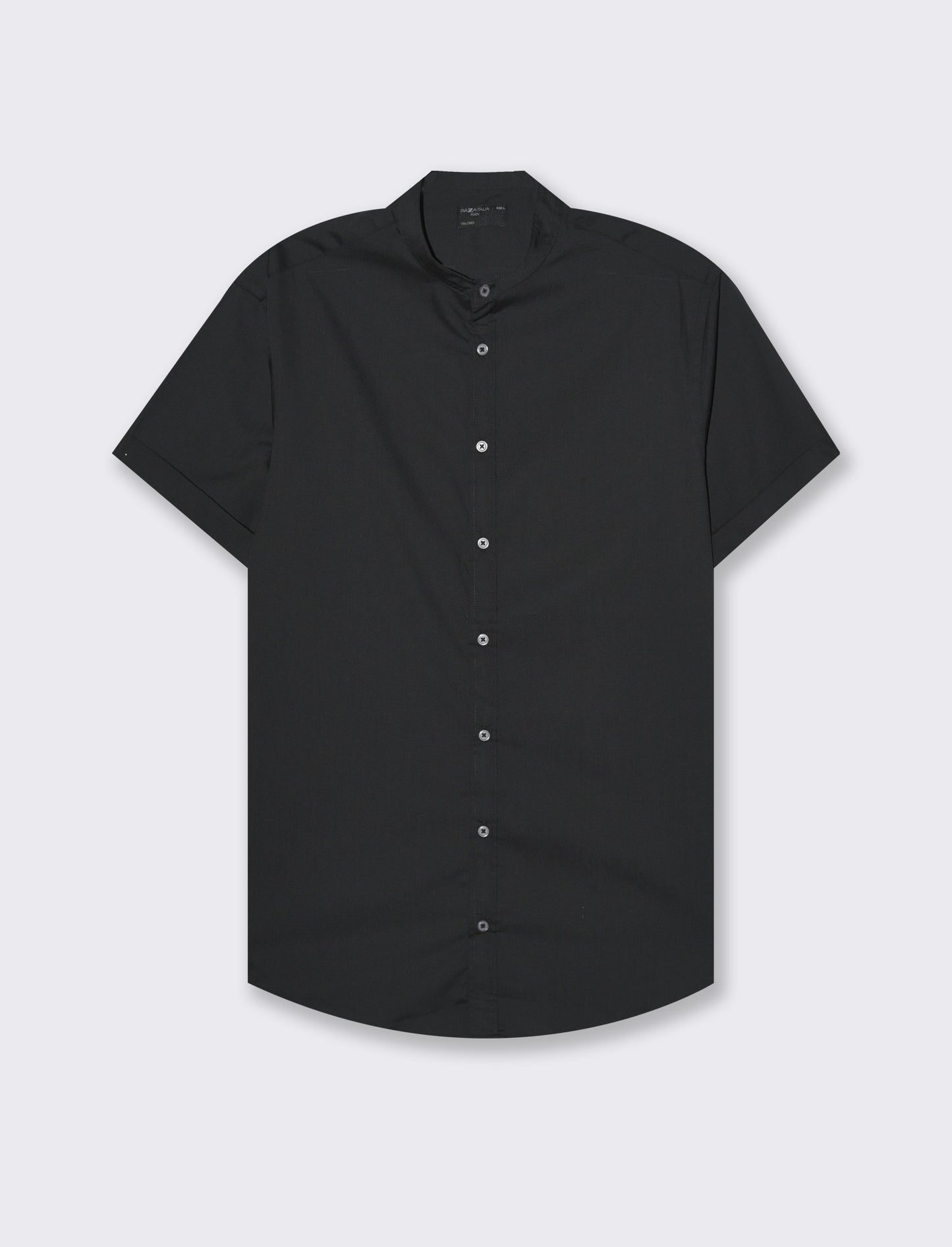 Man's basic regular fit easy iron shirt - Black