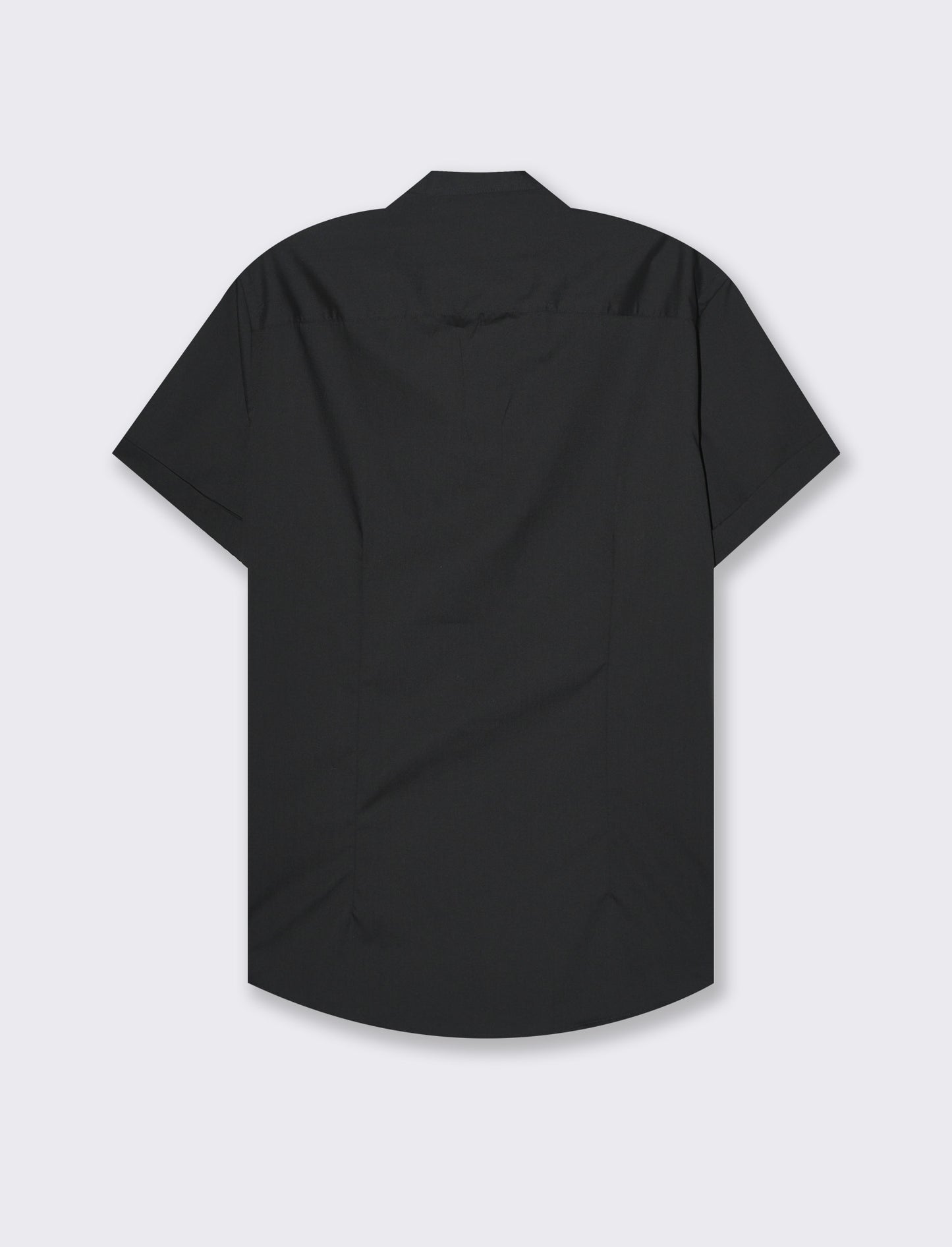 Man's basic regular fit easy iron shirt - Black