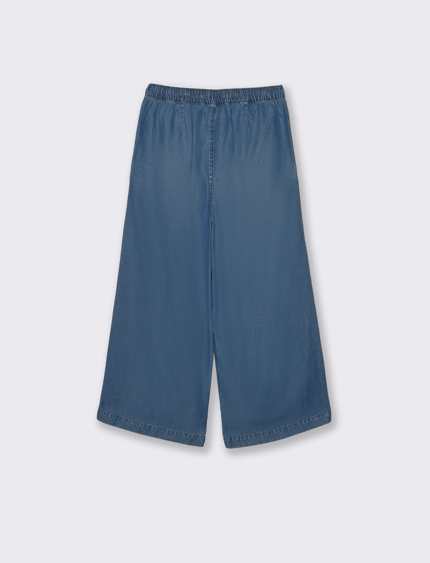 Pantalone gamba larga da donna - DENIM SCURO