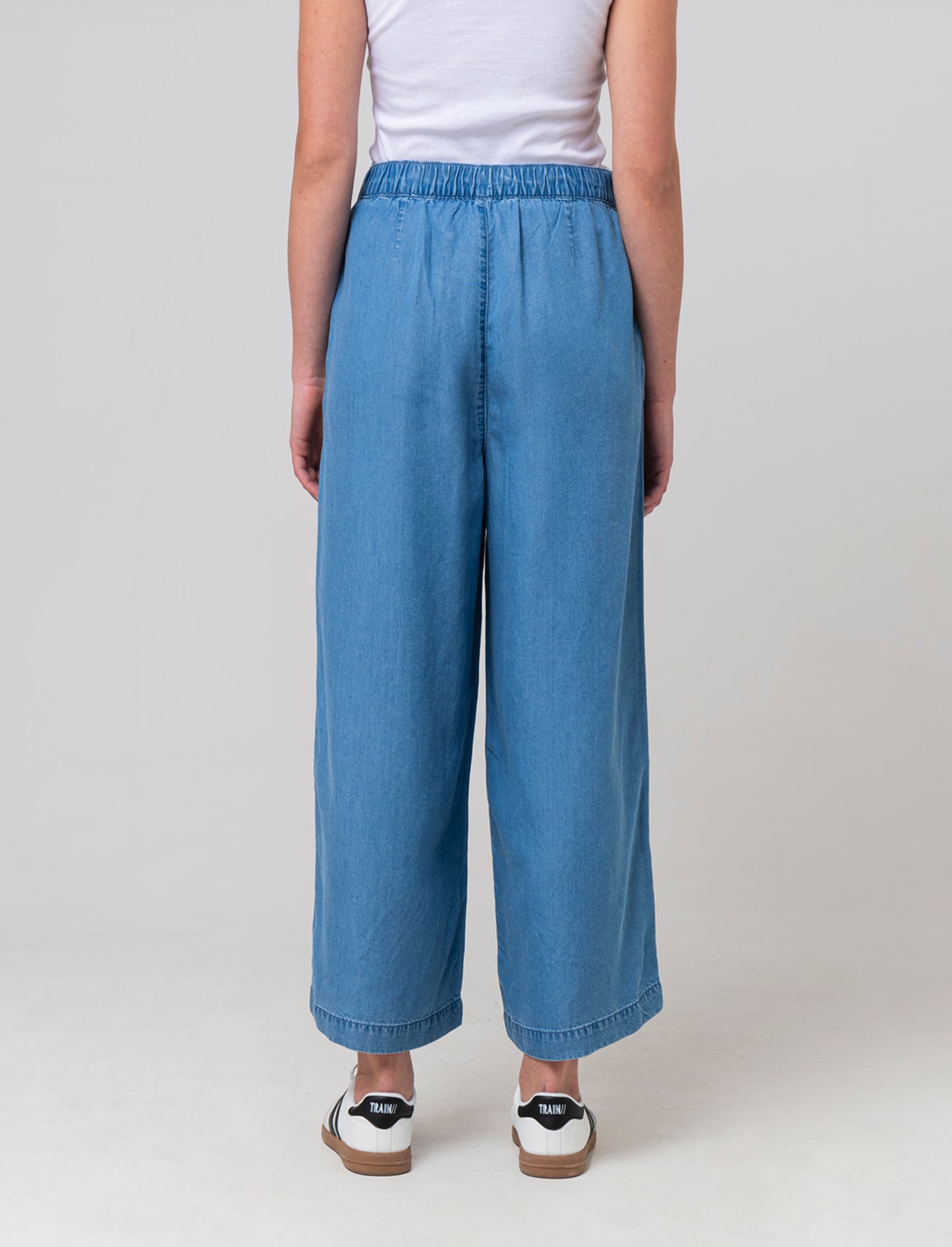 Woman's wide leg trousers - Blue