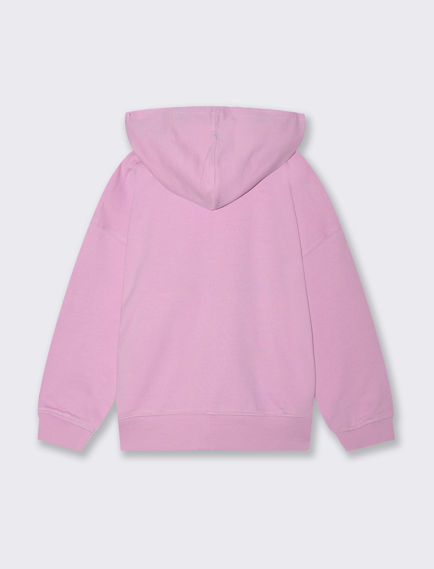 Felpa con zip da bambina - Rosa
