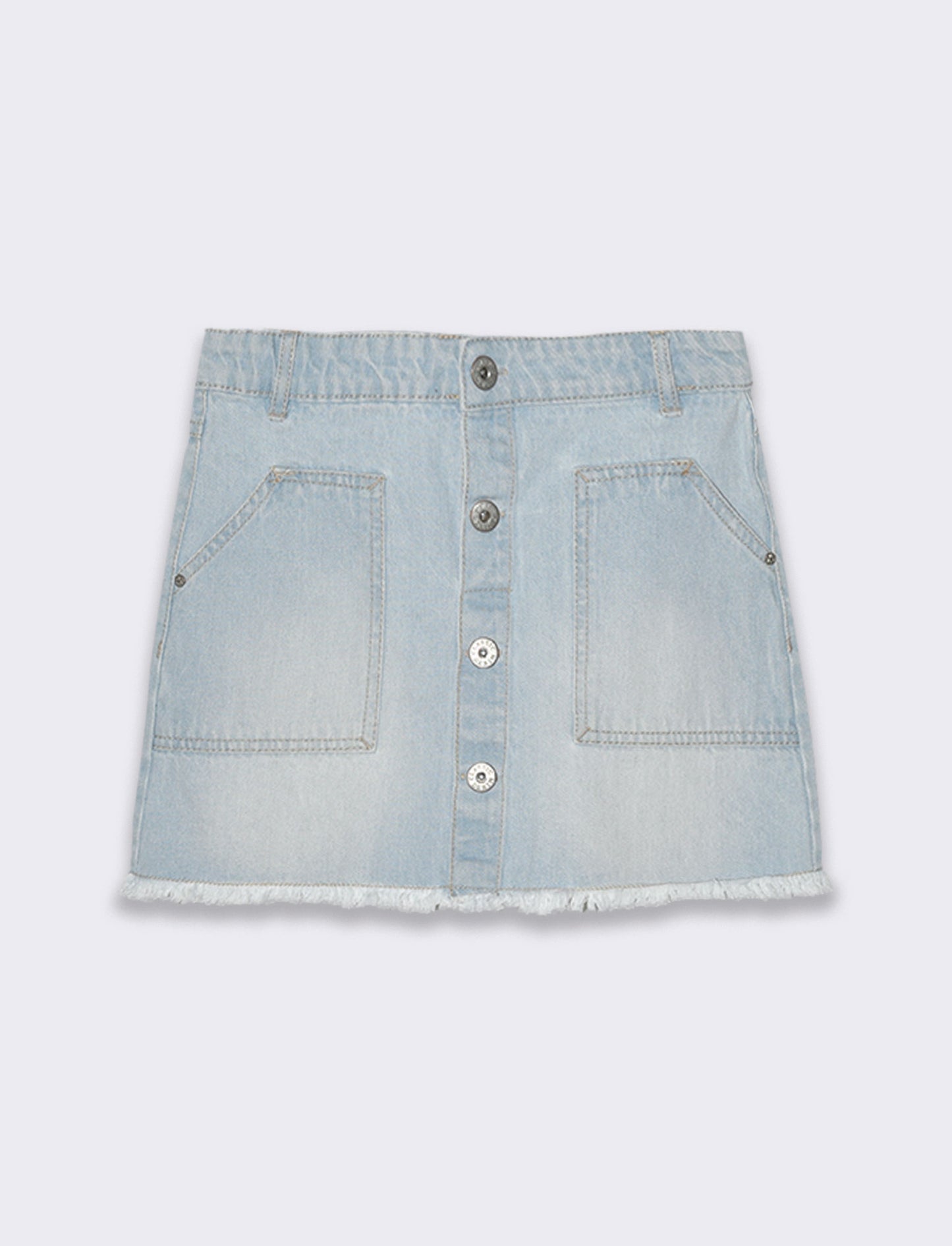 Minigonna in jeans da bambina - Denim chiaro