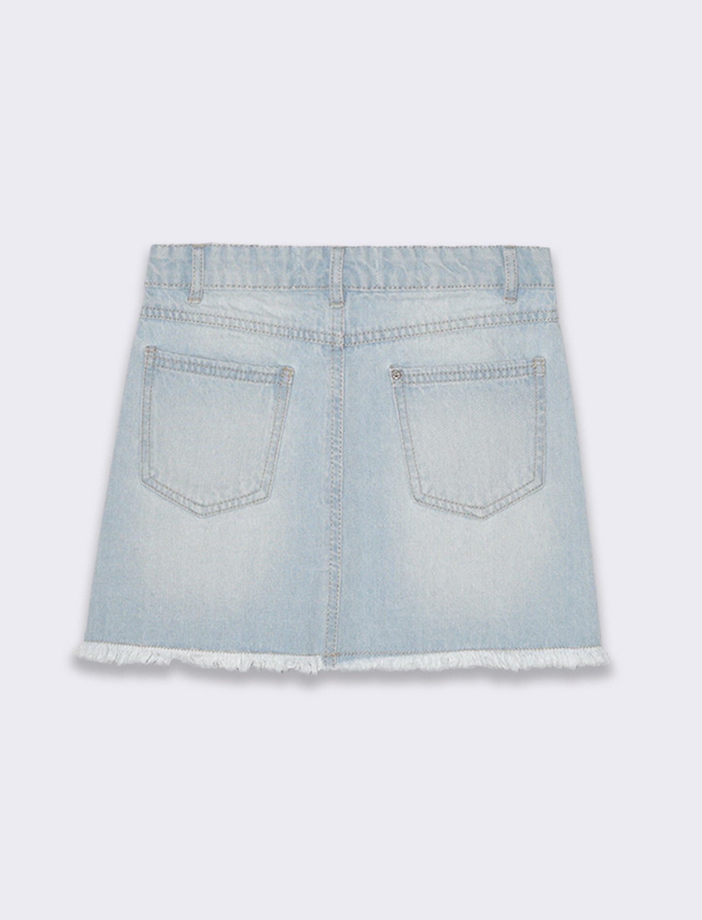 Minigonna in jeans da bambina - Denim chiaro