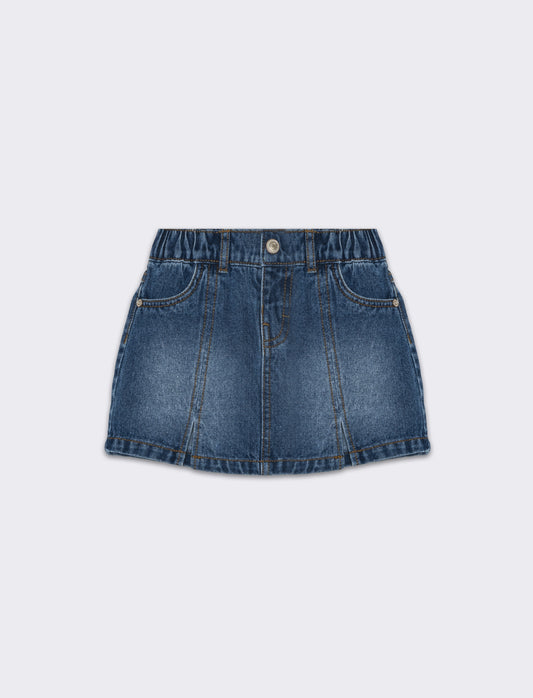 Monigonna in denim da neonata - Denim