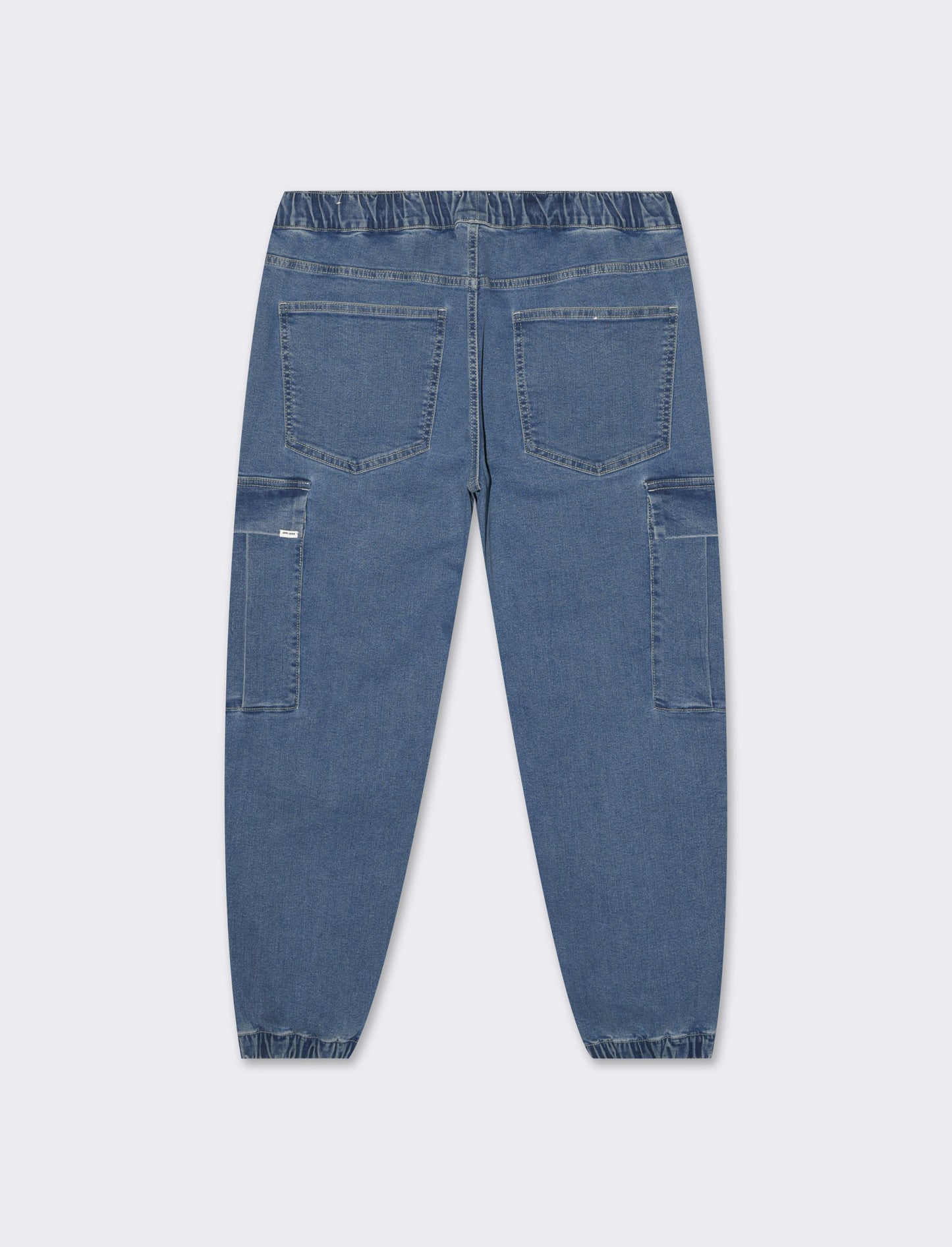 Jeans jogger cargo fit da uomo - Denim