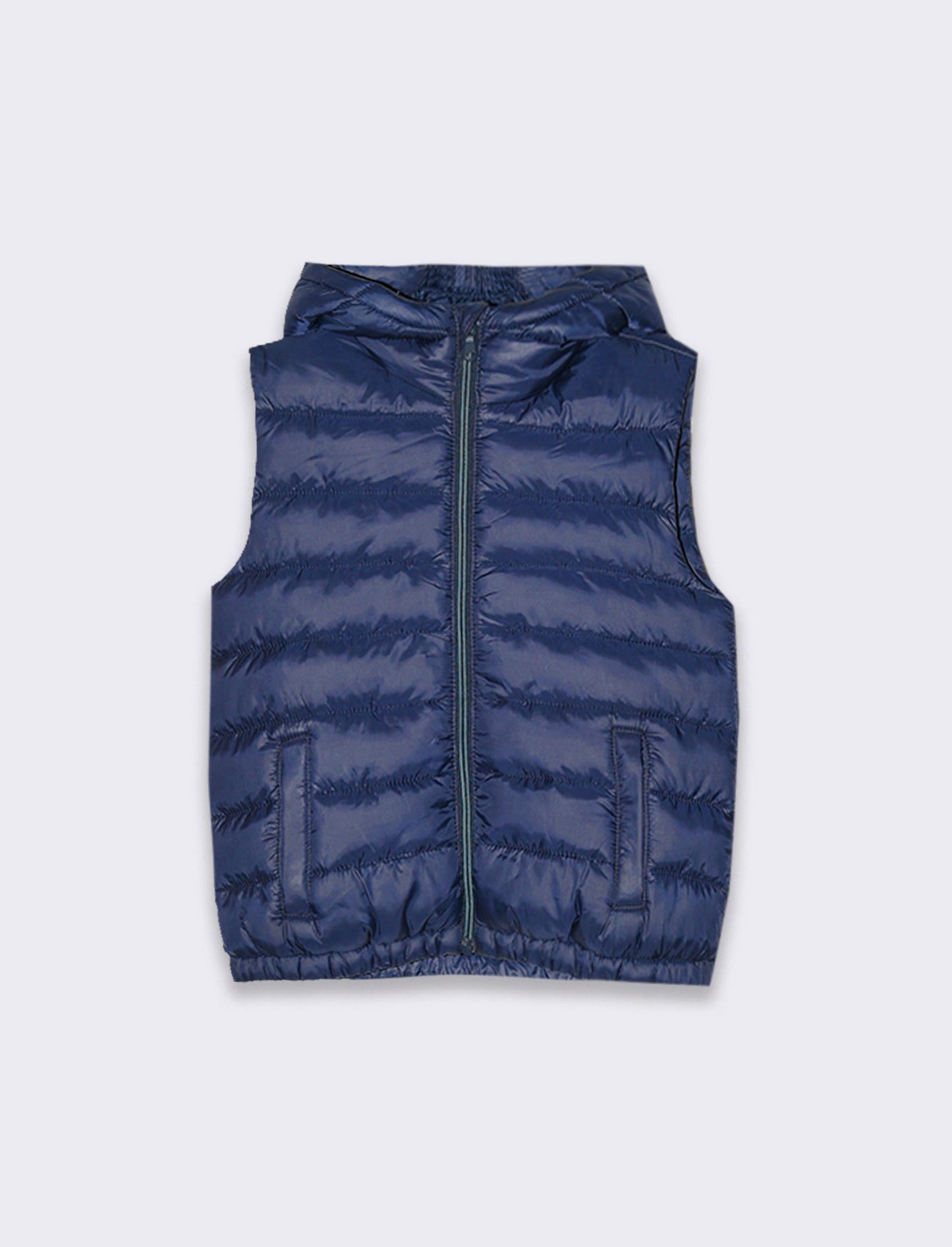 Gilet trapuntato leggero da bambino - Blu