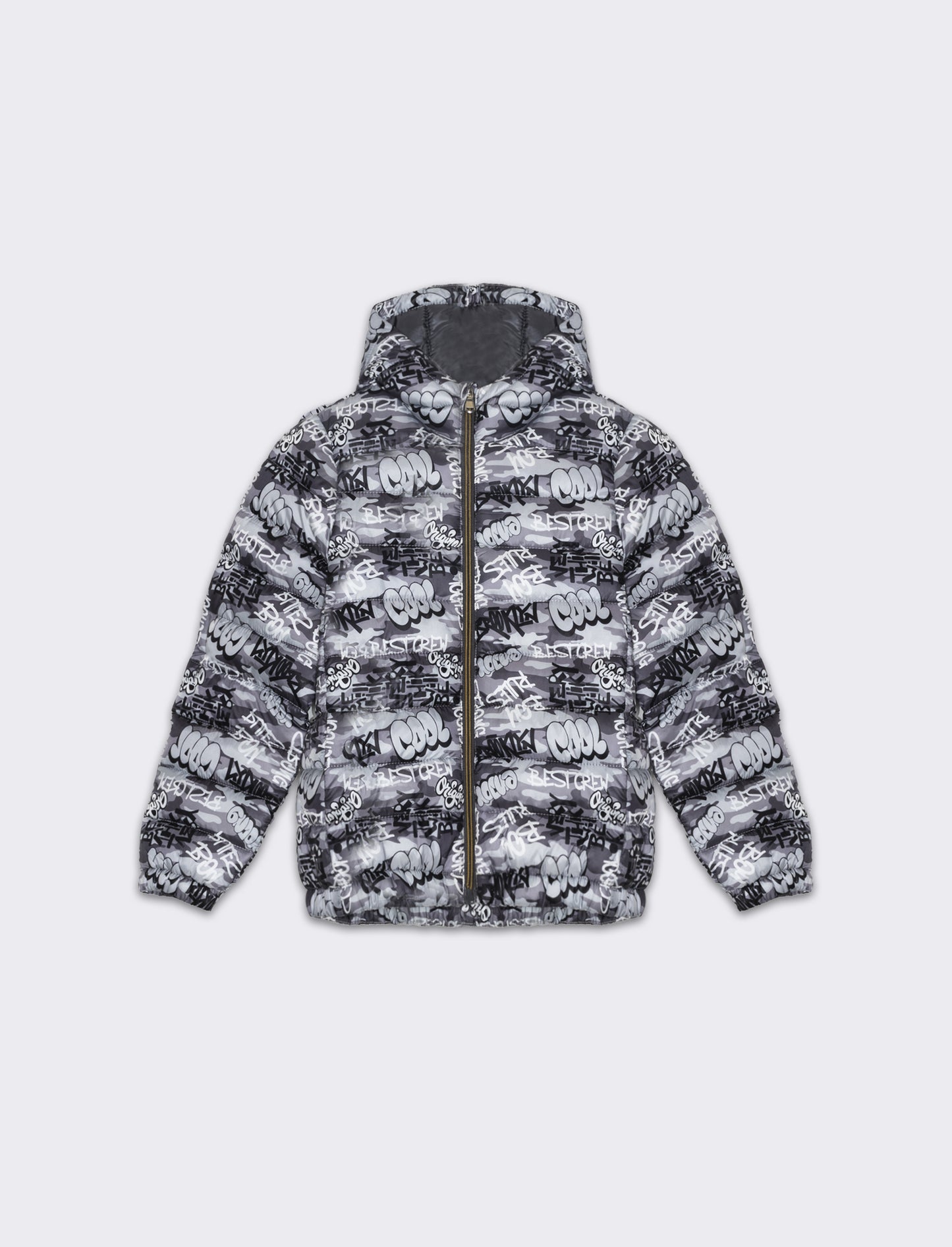 Piumino leggero da bambino - Grigio