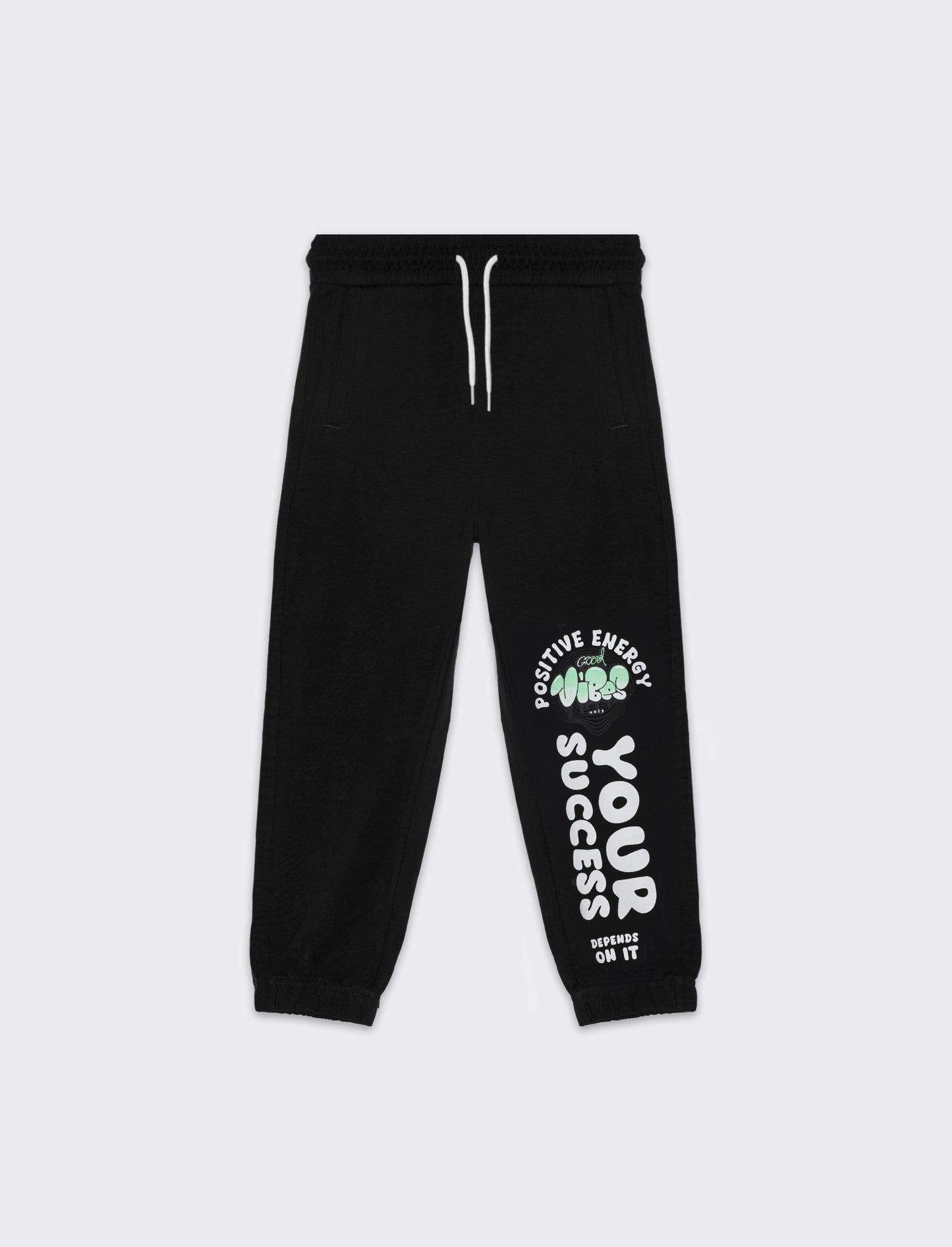 Pantaloni in cotone da bambino - Nero