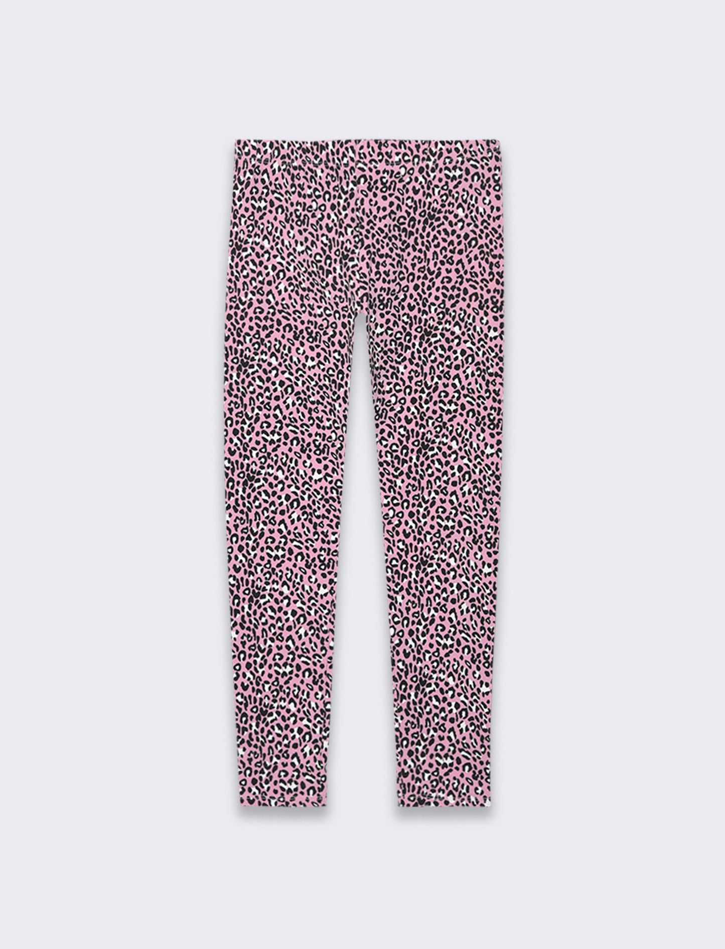 Leggings con stampa all over da bambina - Rosa
