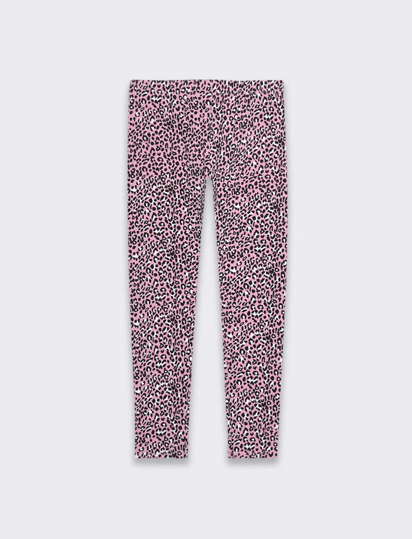 Leggings con stampa all over da bambina - Rosa