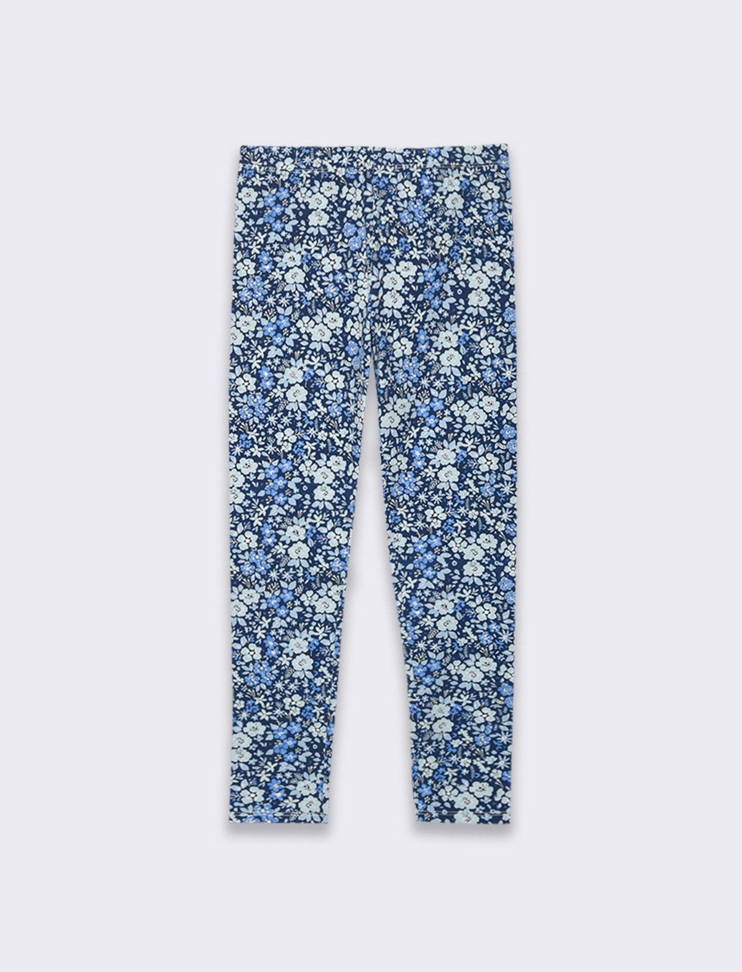Leggings con stampa all over da bambina - Blu