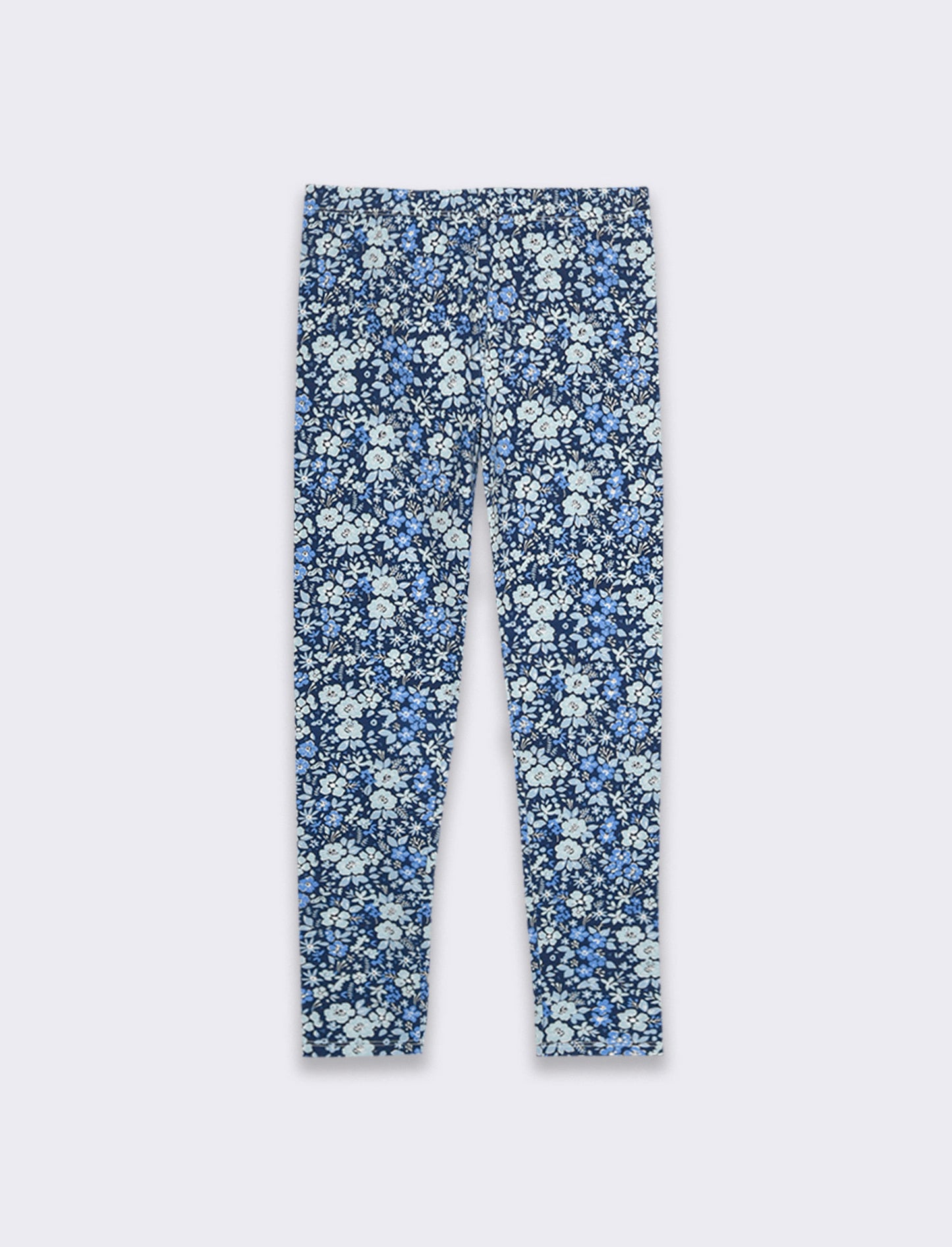 Leggings con stampa all over da bambina - Blu
