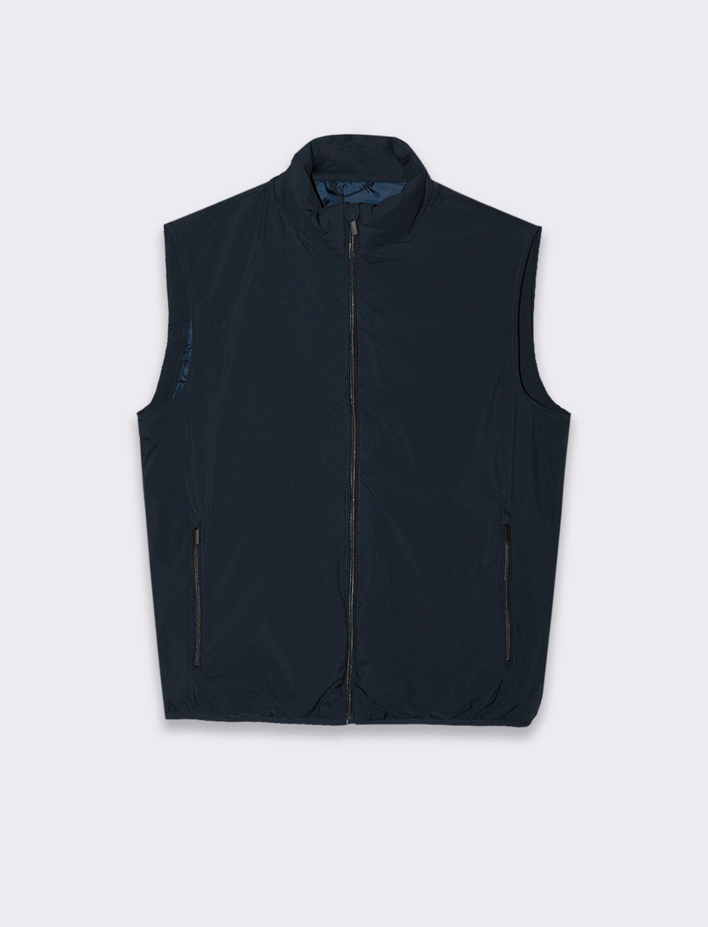 Man's basic sleeveless jacket - Blue