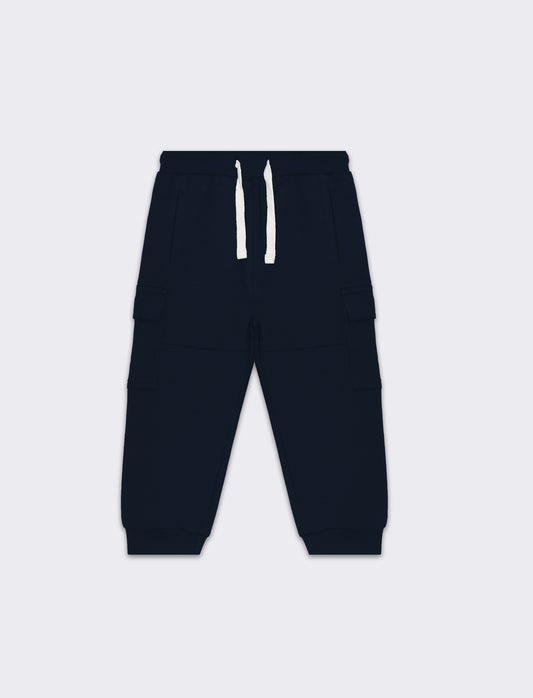 Jogger in felpa da neonato - Blu