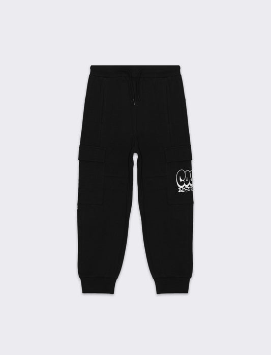 Jogger in felpa da bambino - Nero