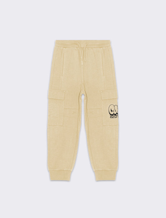 Jogger in felpa da bambino - Beige