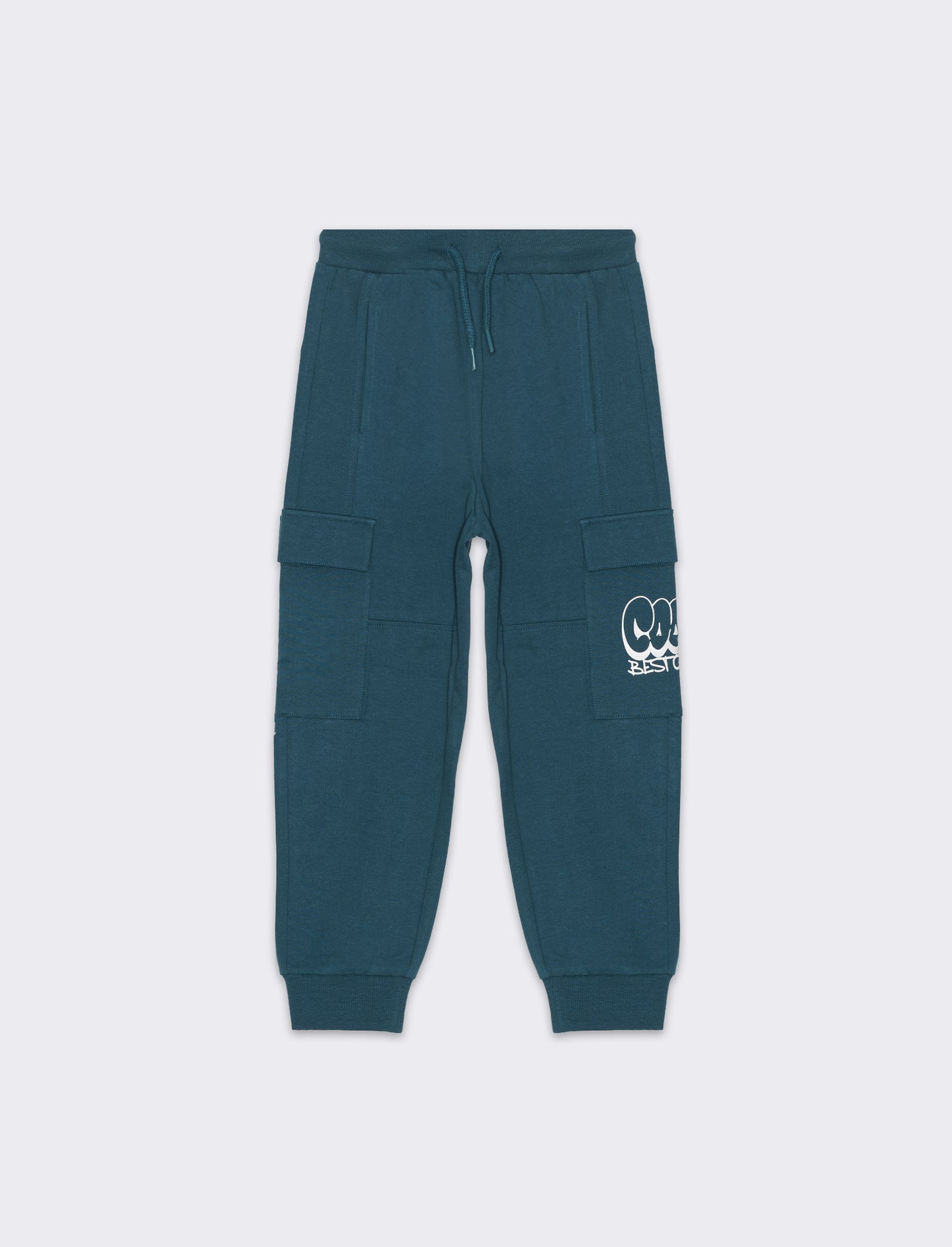 Jogger in felpa da bambino - Verde Ottanio