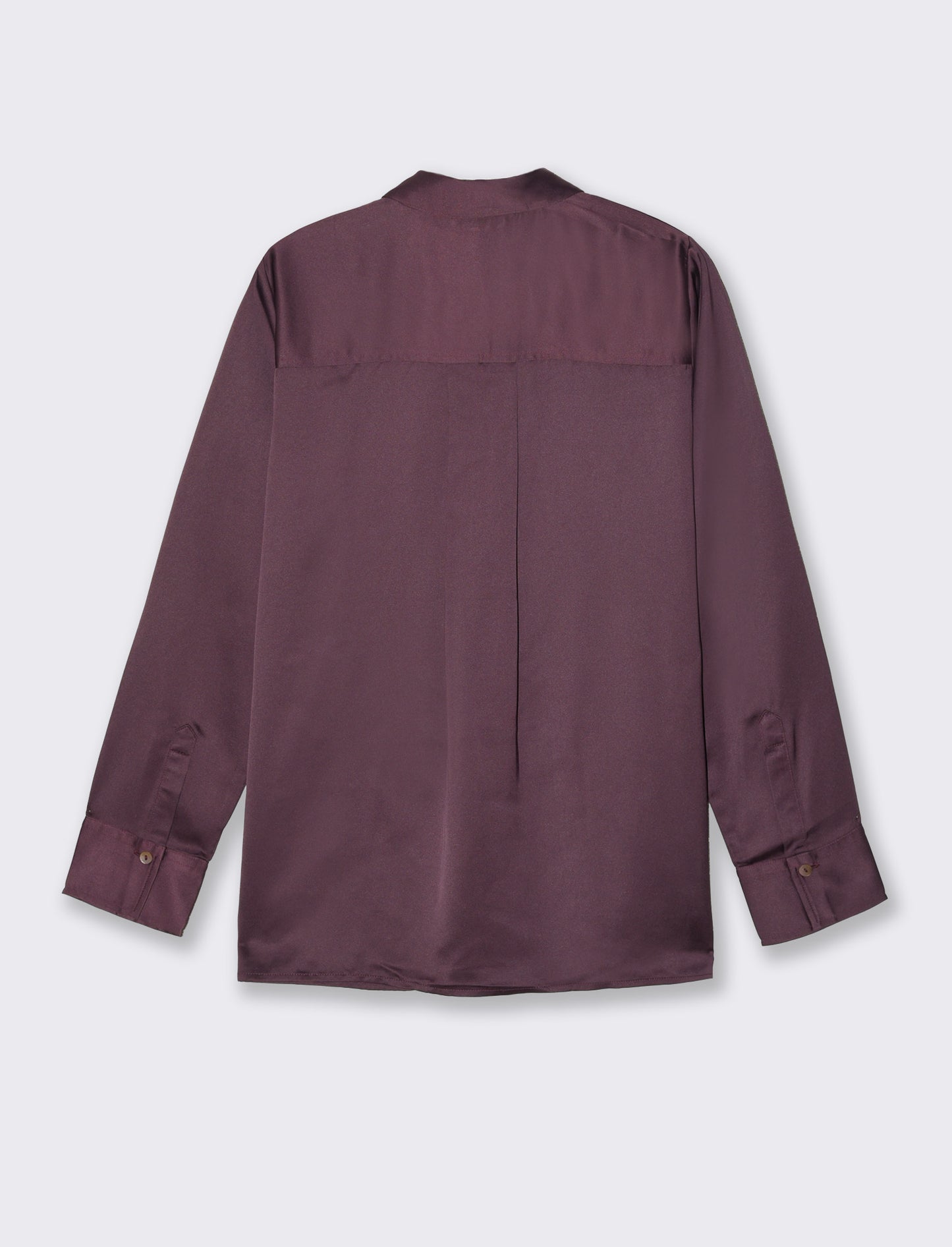 Camicia in satin da donna - Viola