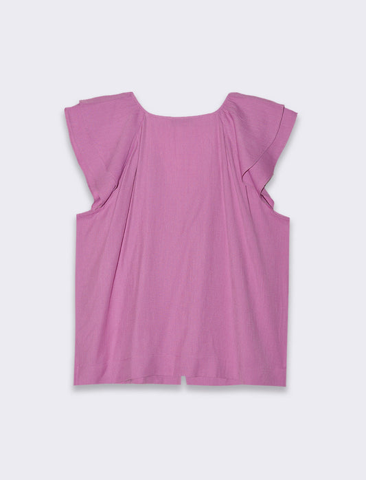 Camicia con volant da donna - BEGONIA