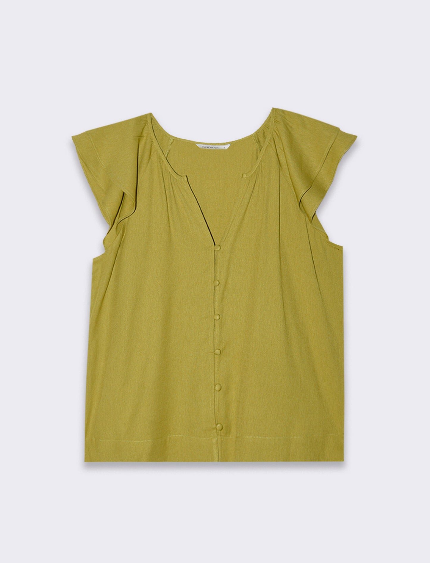Woman's ruffled blouse for elegant style - Green