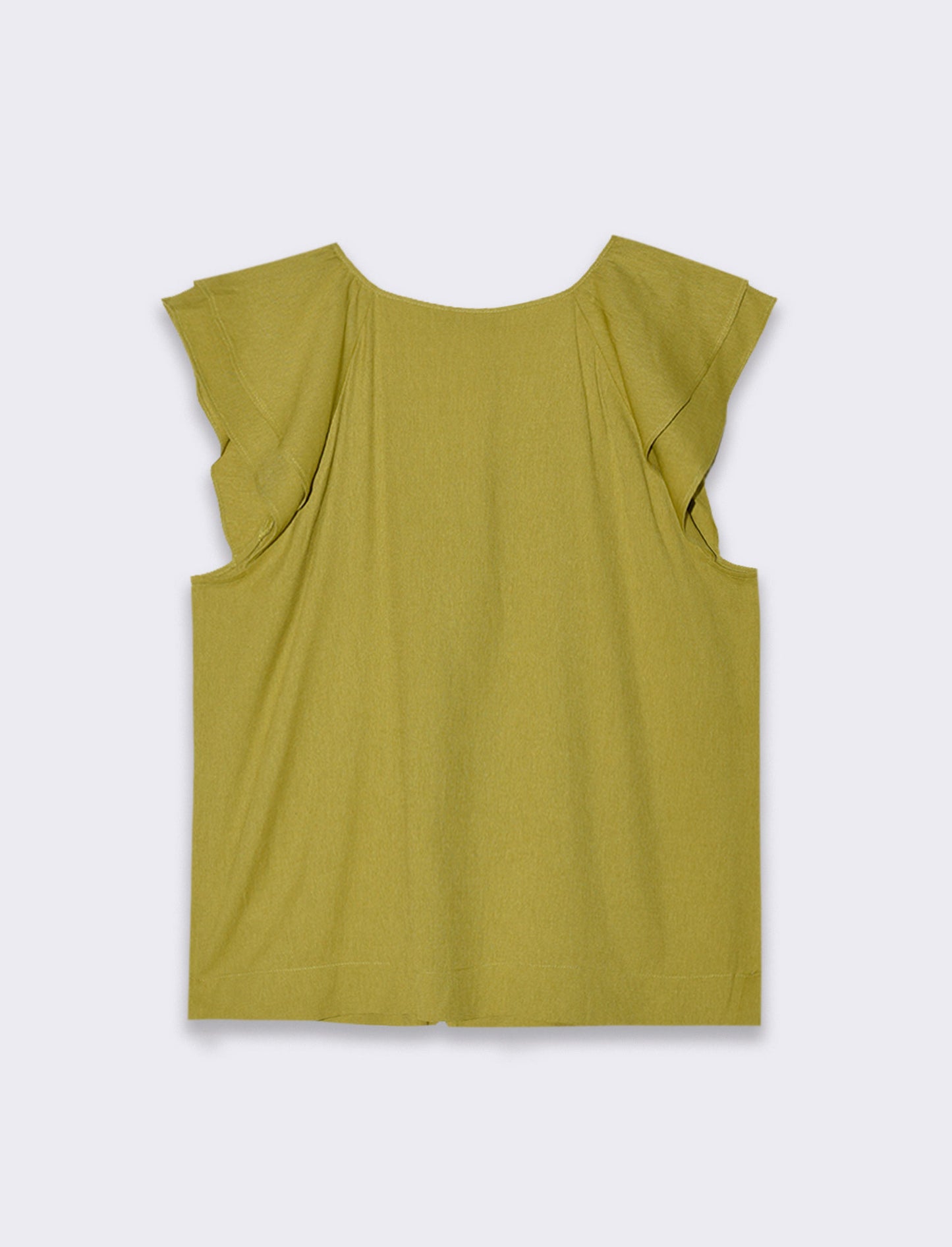 Woman's ruffled blouse for elegant style - Green