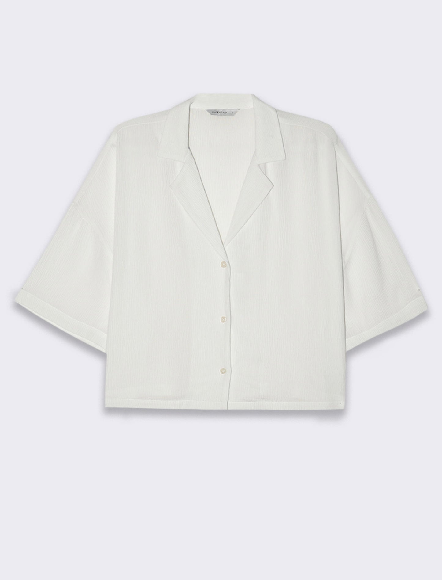 Camicia mezza manica da donna - Bianco