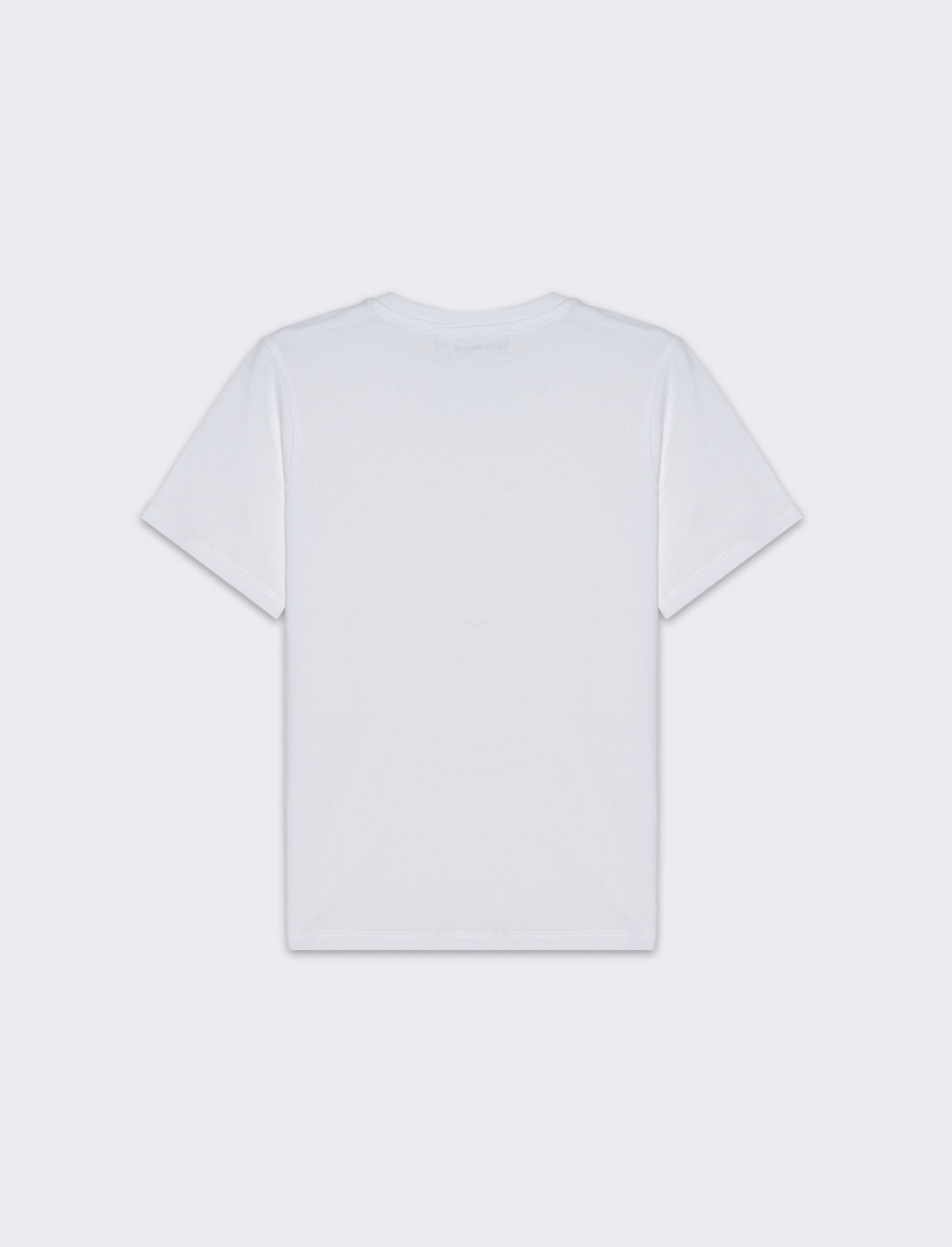 T-shirt basica mezza manica da bambino - Bianco