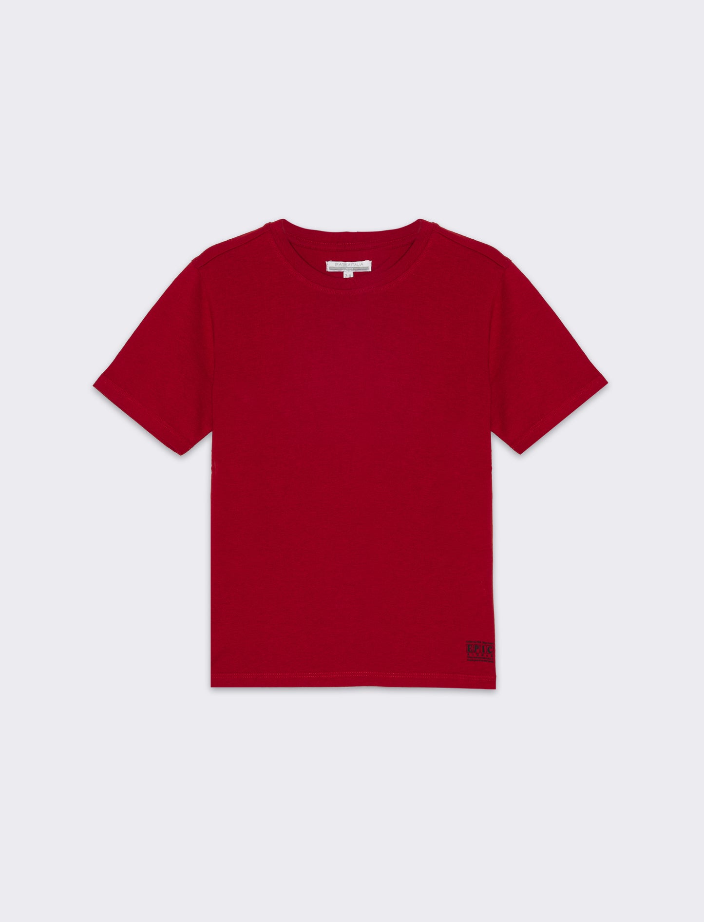 T-shirt basica mezza manica da bambino - Rosso