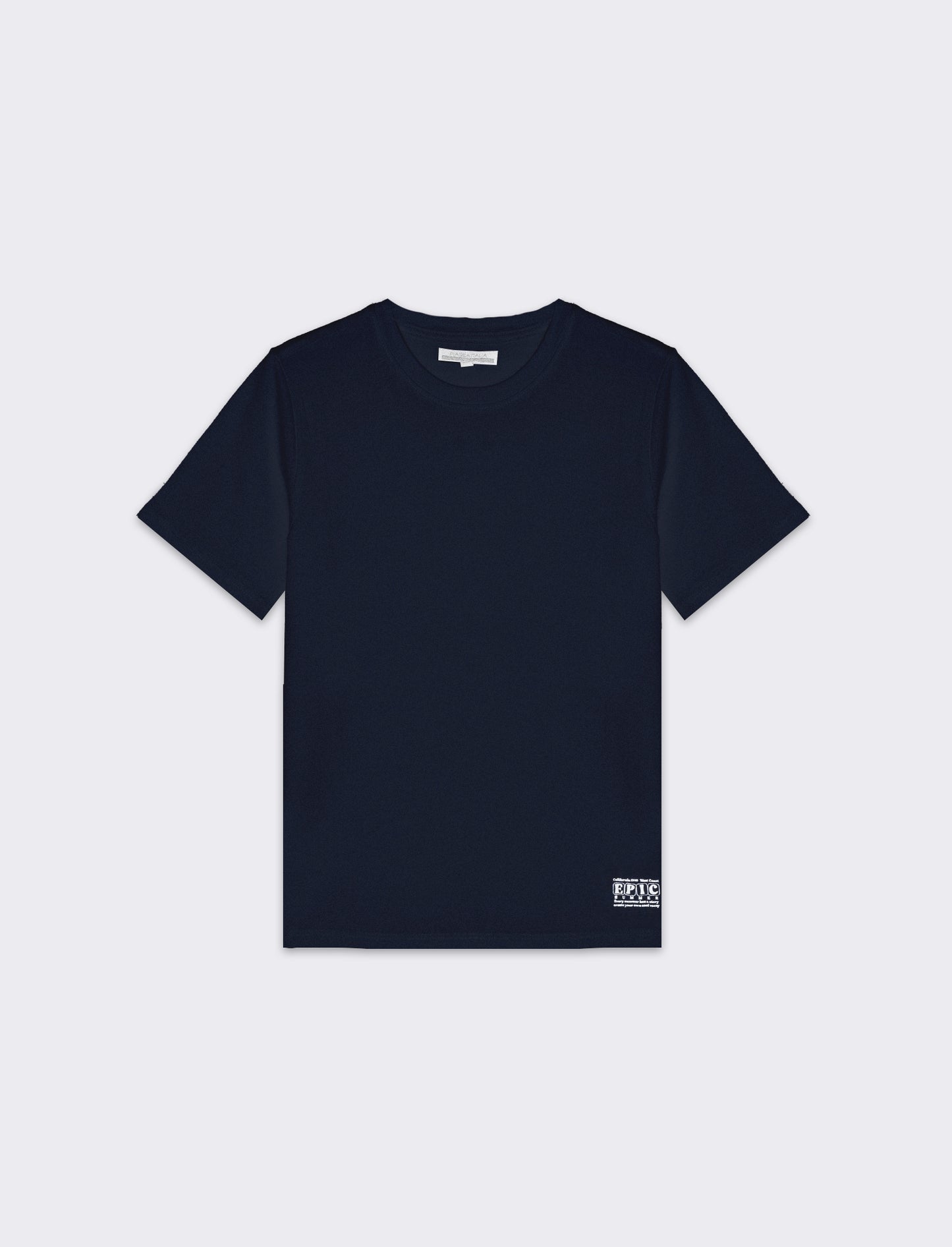 T-shirt basica mezza manica da bambino - Blu