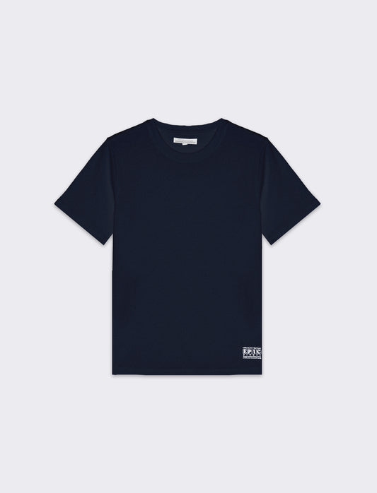 T-shirt basica mezza manica da bambino - Blu