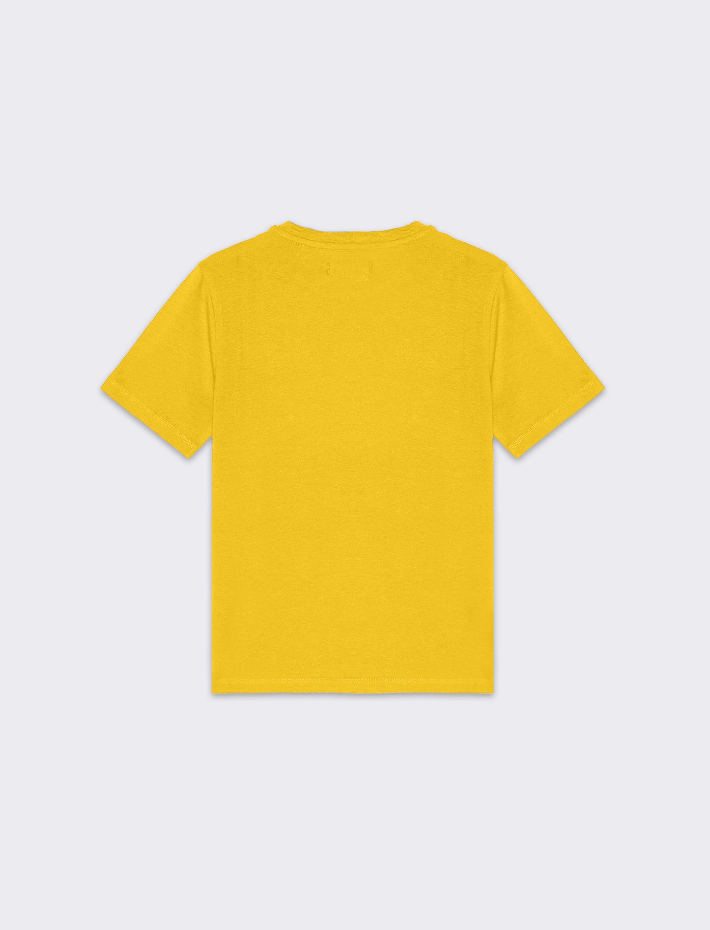 T-shirt basica mezza manica da bambino - Giallo