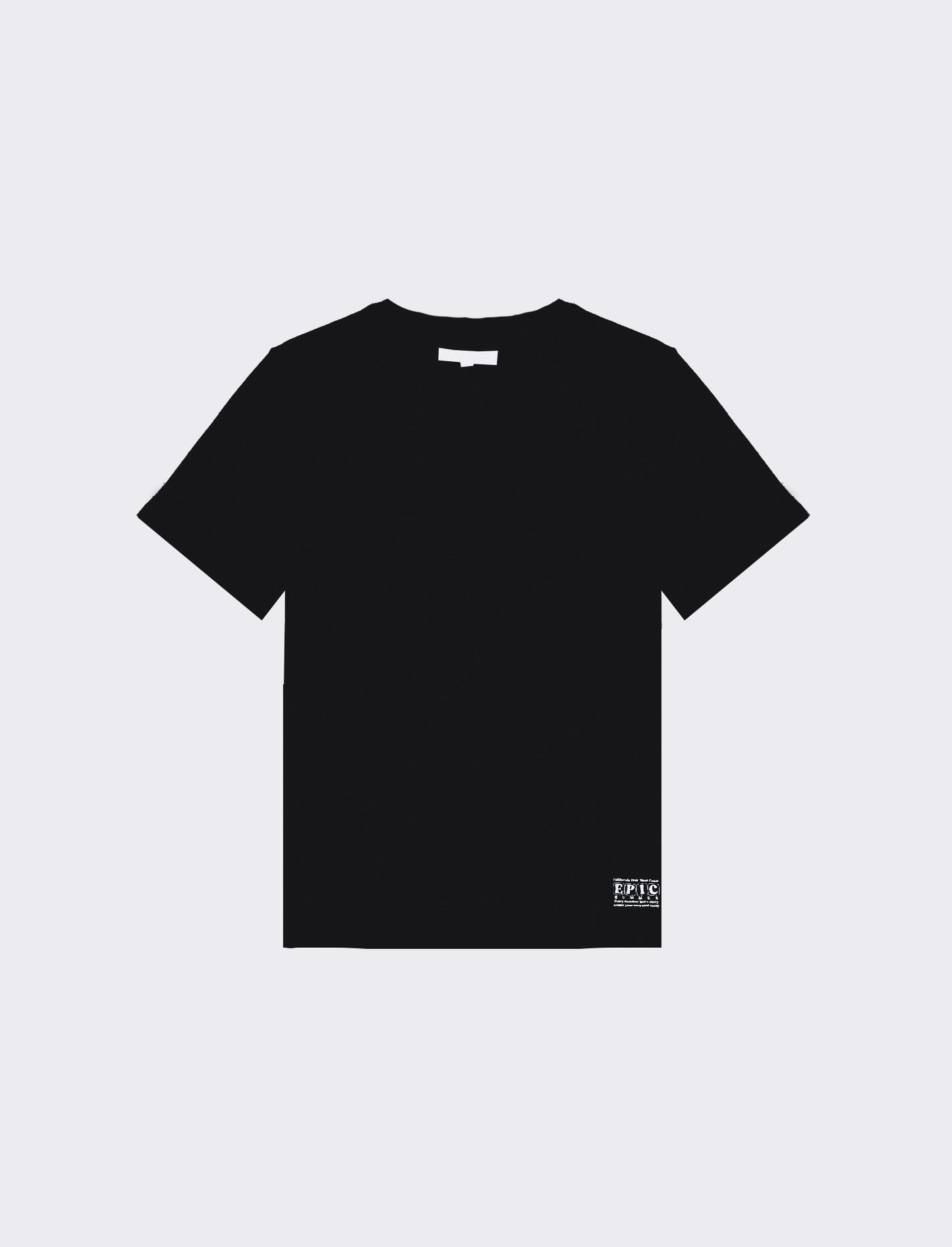 T-shirt basica mezza manica da bambino - Nero