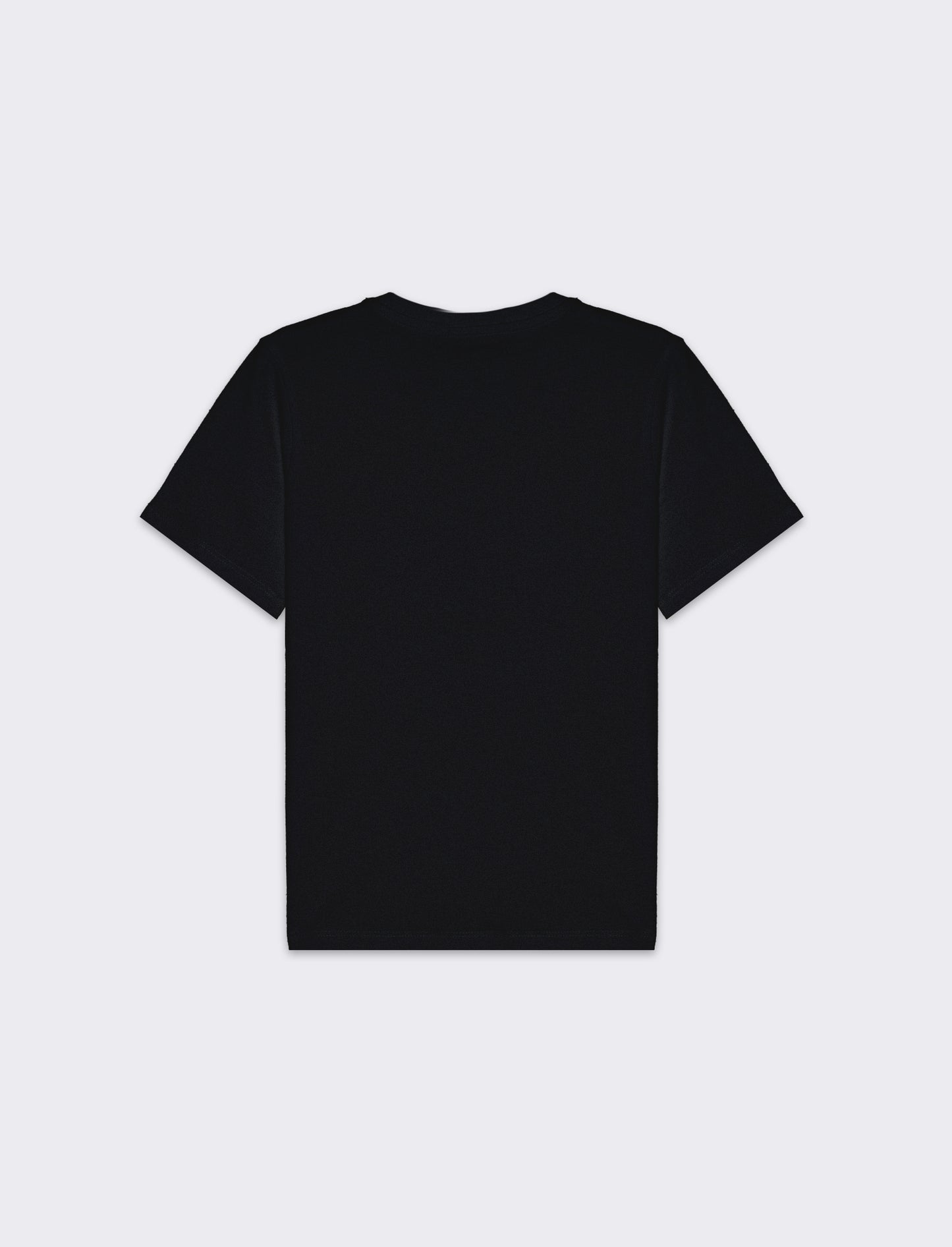 T-shirt basica mezza manica da bambino - Nero
