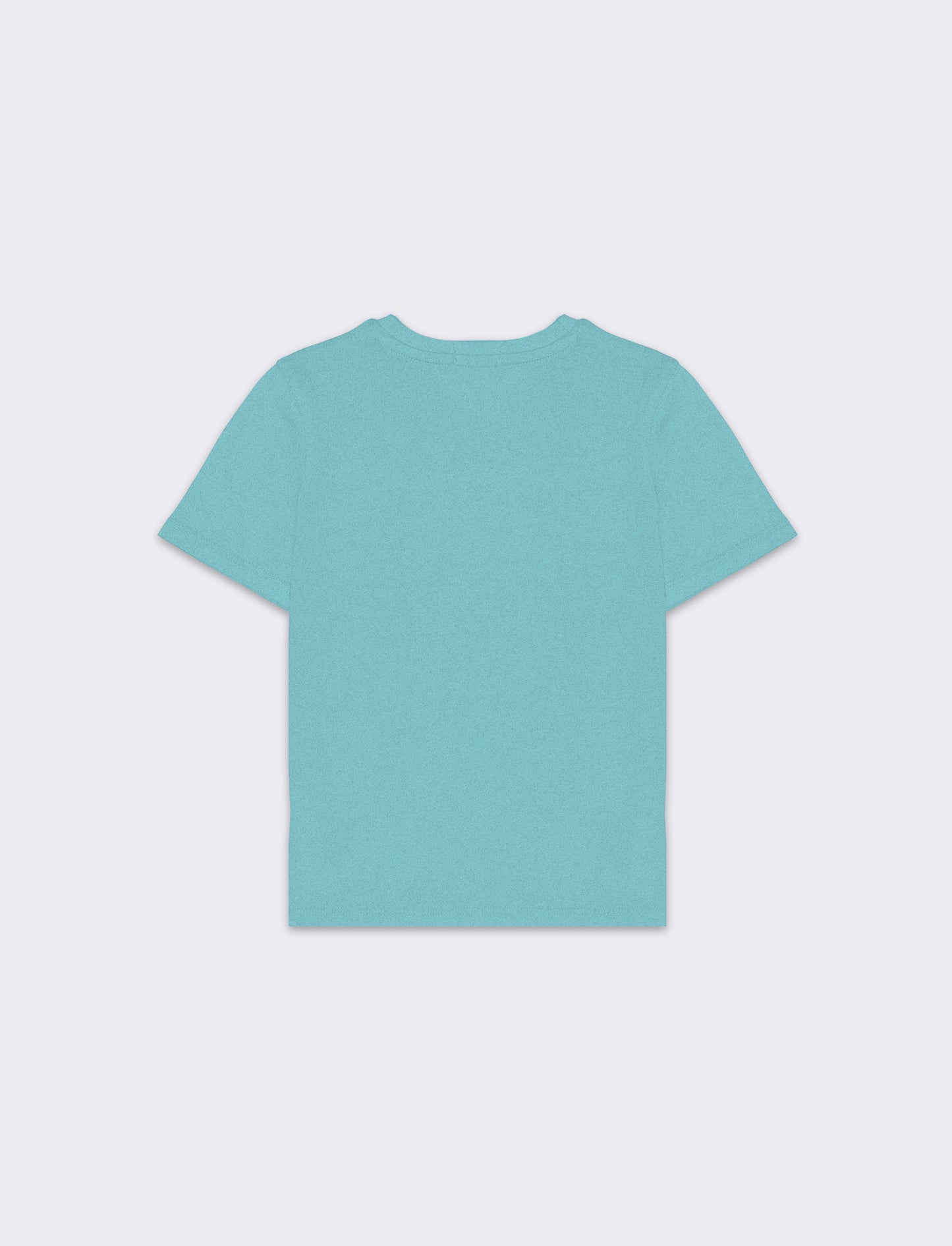 T-shirt con stampa da bambino - Verde acqua