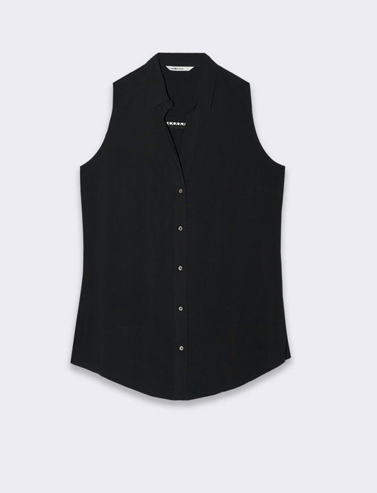 Woman's short sleeve shirt - Black