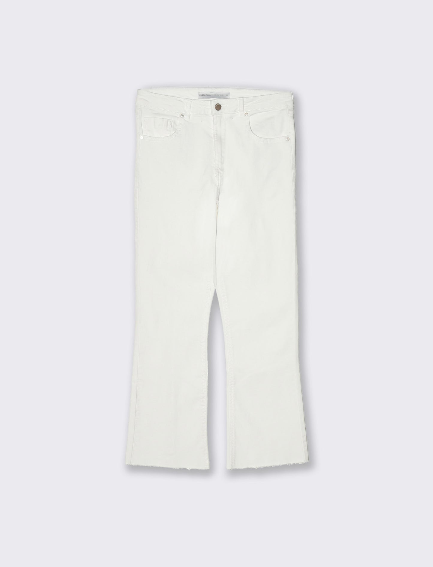 Woman's basic ankle jeans for everyday wear - White