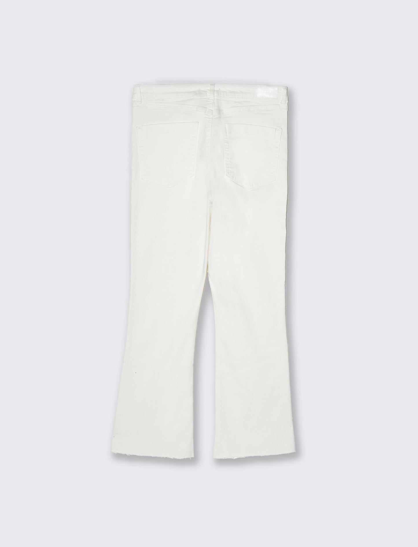 Woman's basic ankle jeans for everyday wear - White