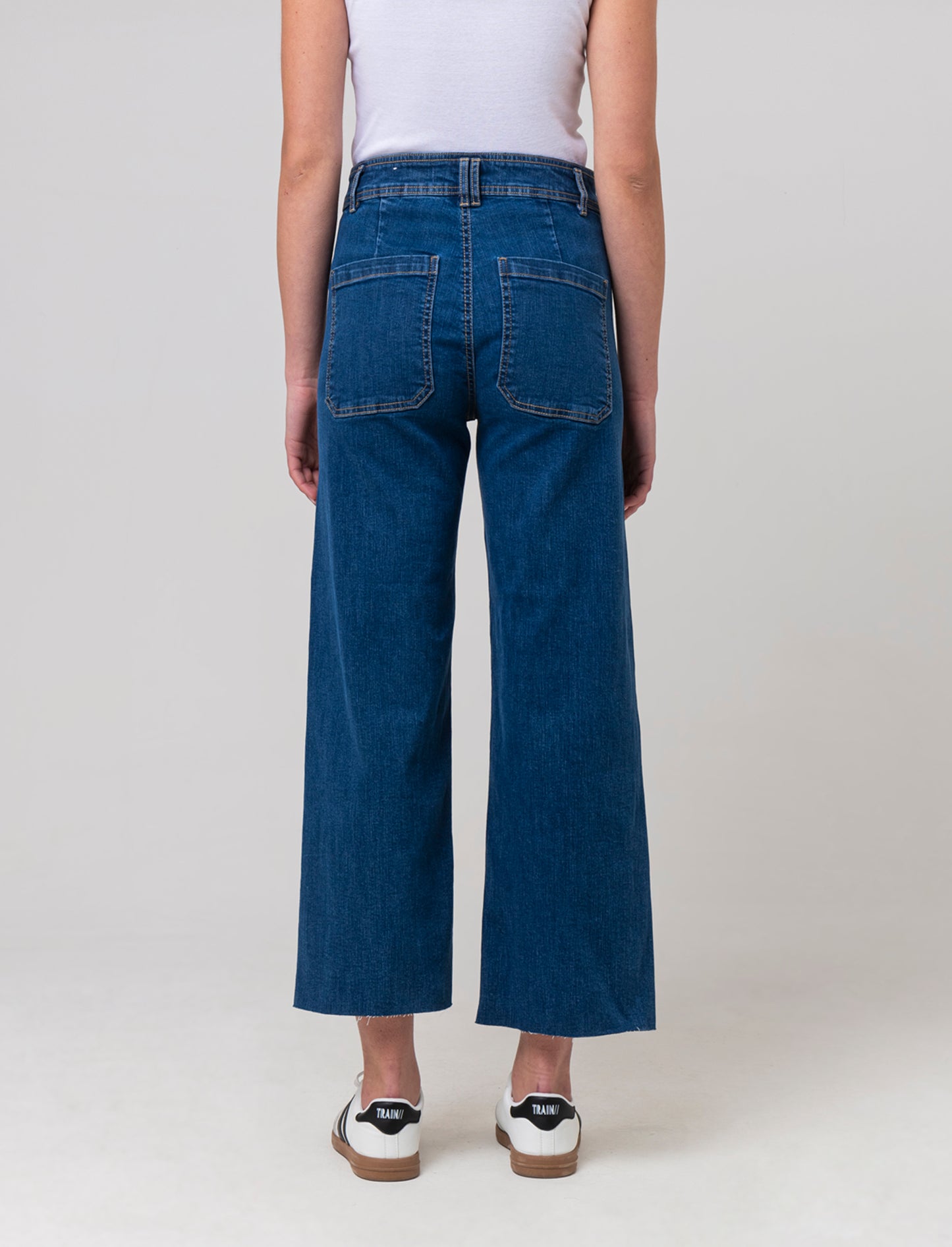 Jeans alla caviglia da donna - Denim