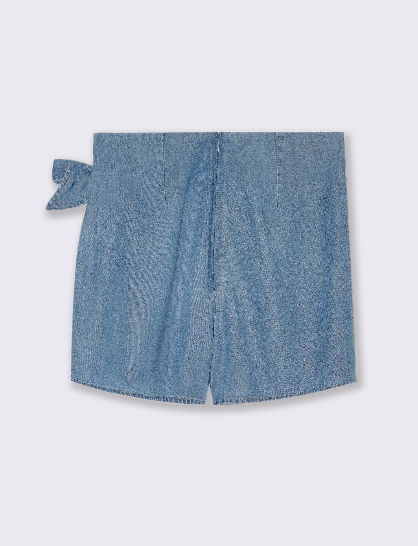 Short con fiocco da donna - Denim