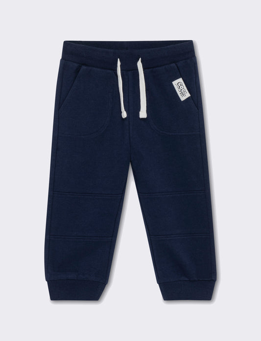 Pantalone sportivo con coulisse da neonato - Blu