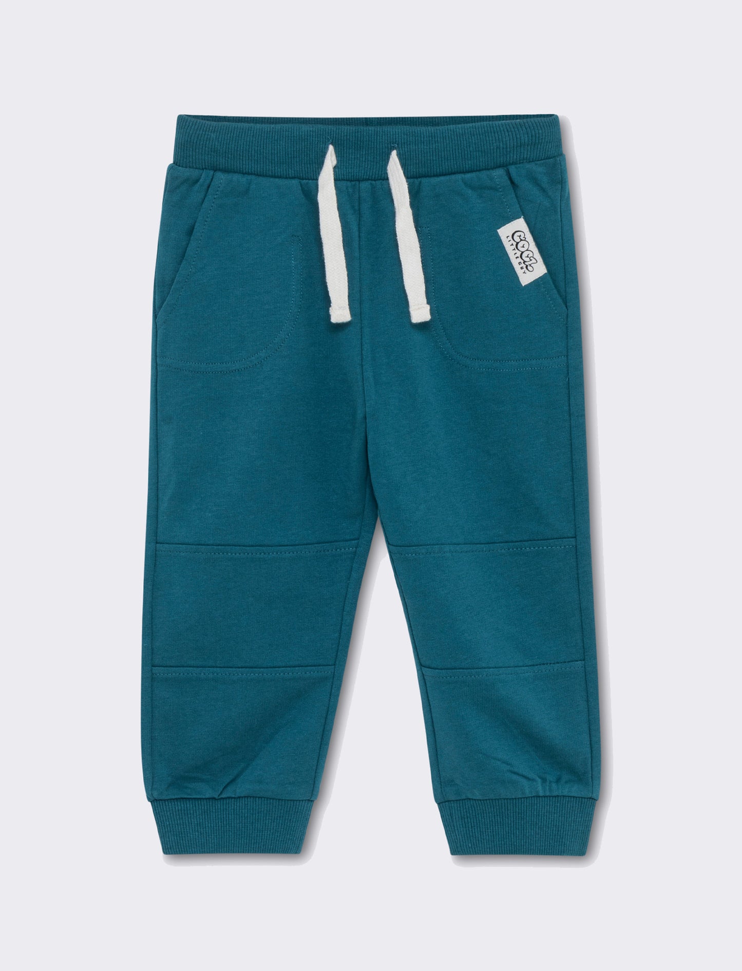 Pantalone sportivo con coulisse da neonato - Verde Ottanio