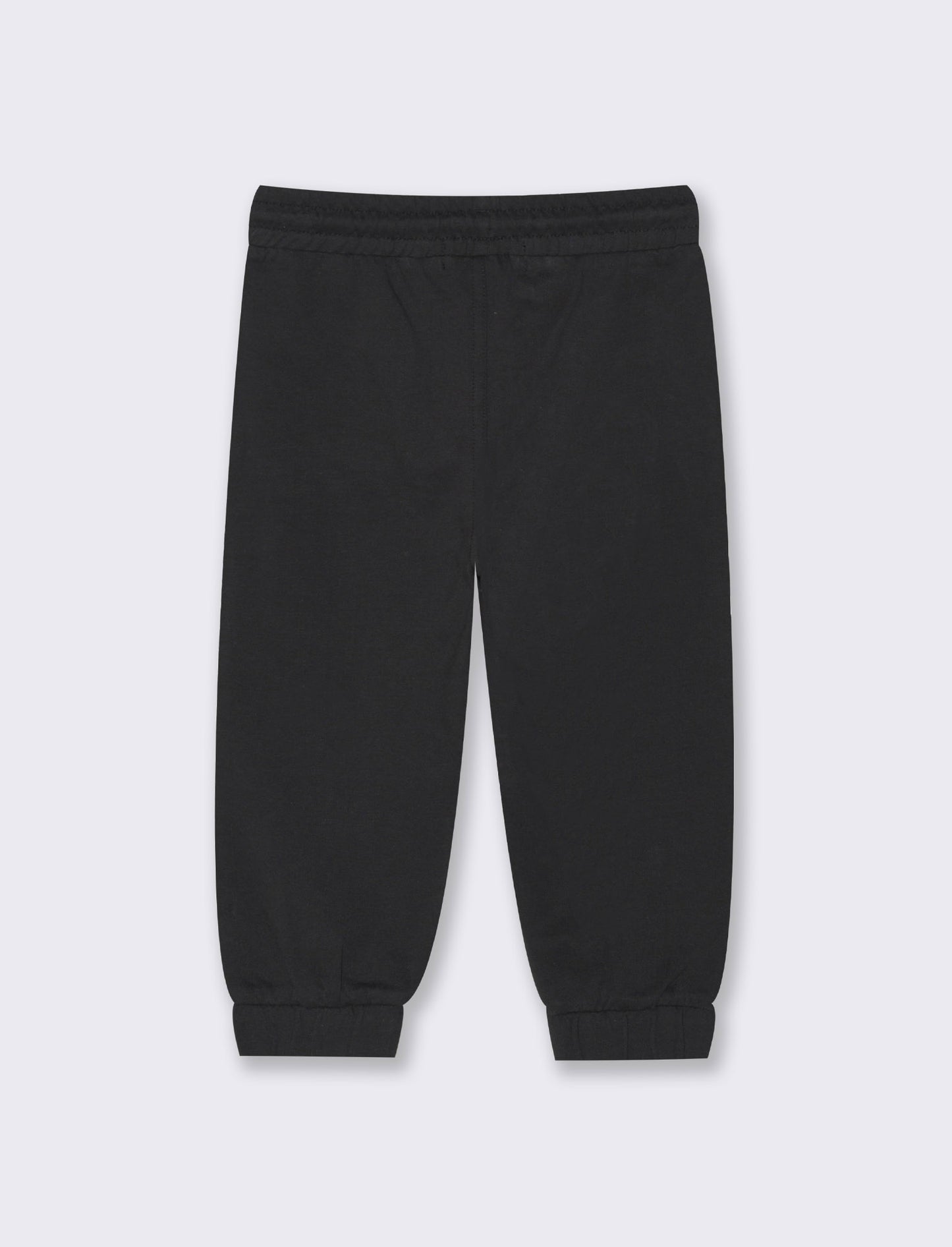 Pantalone in felpa modello Jogger da neonato - Nero