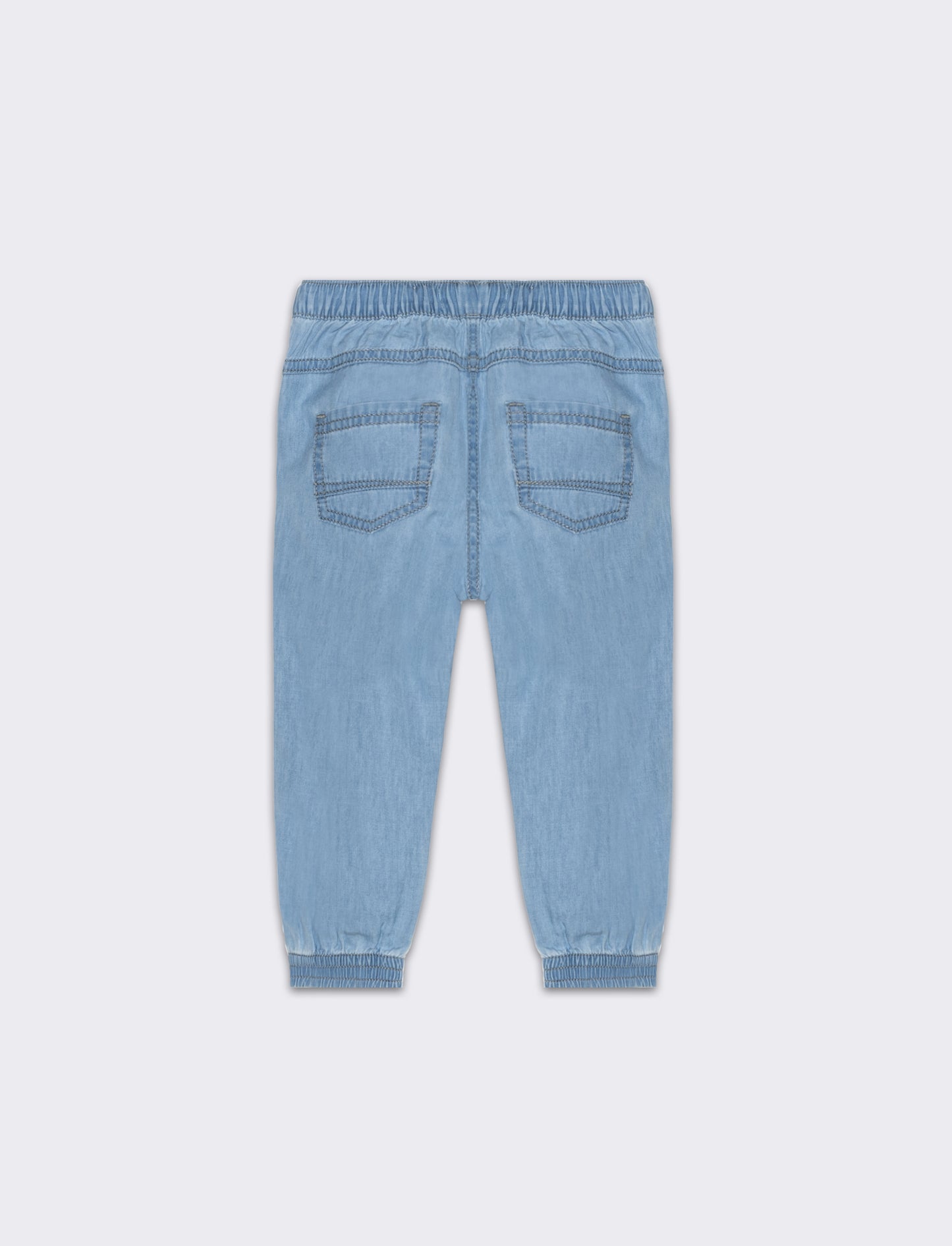 Jeans modello cargo da neonato - Denim chiaro