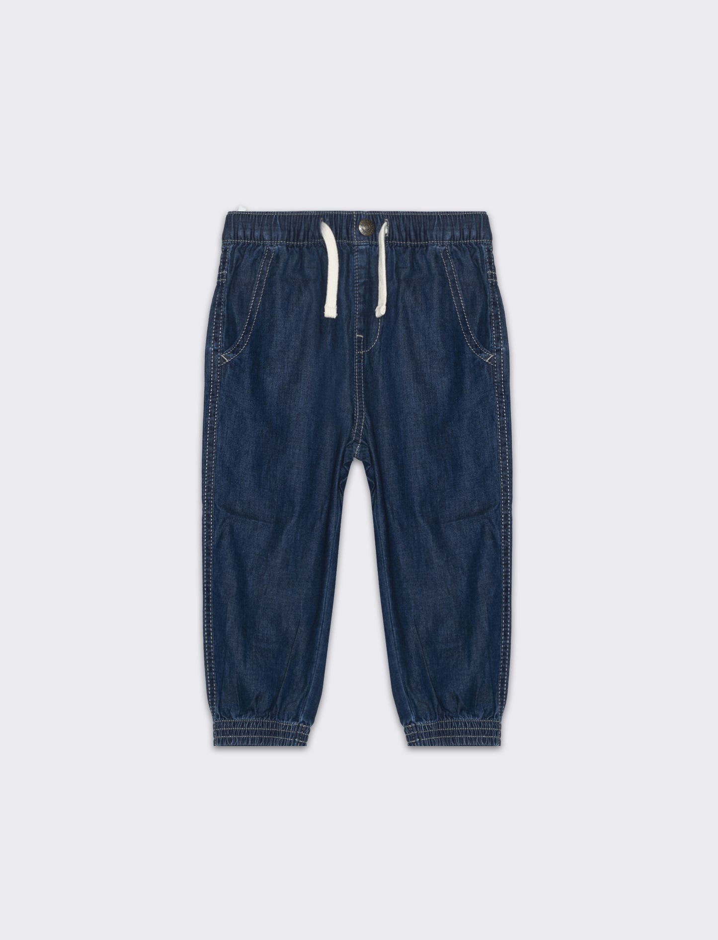 Jeans modello cargo da neonato - Denim
