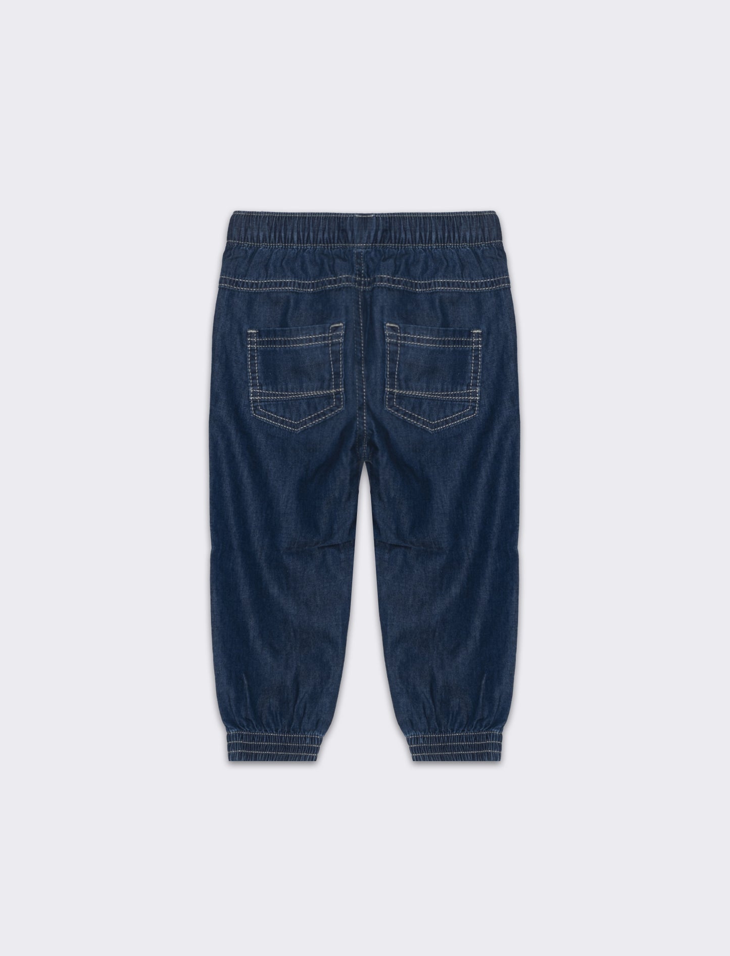 Jeans modello cargo da neonato - Denim